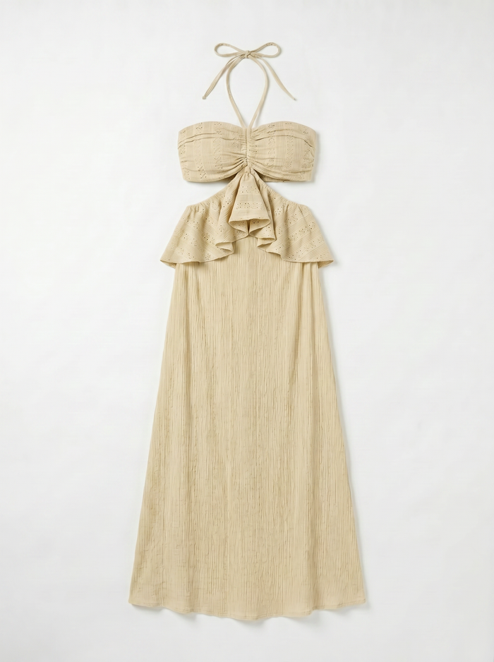 Beige Maia Dress