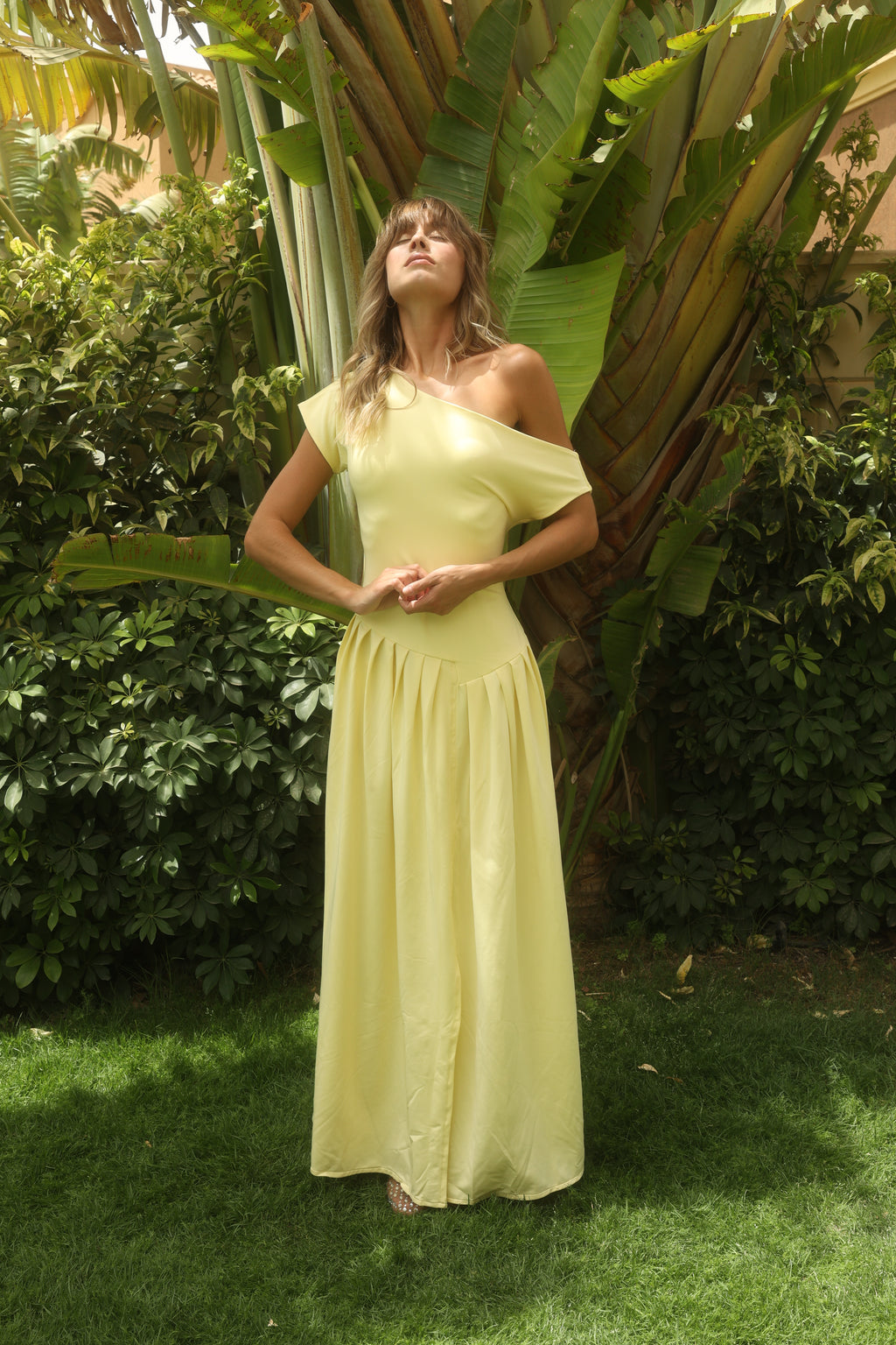 Butter Yellow Selenara Dress