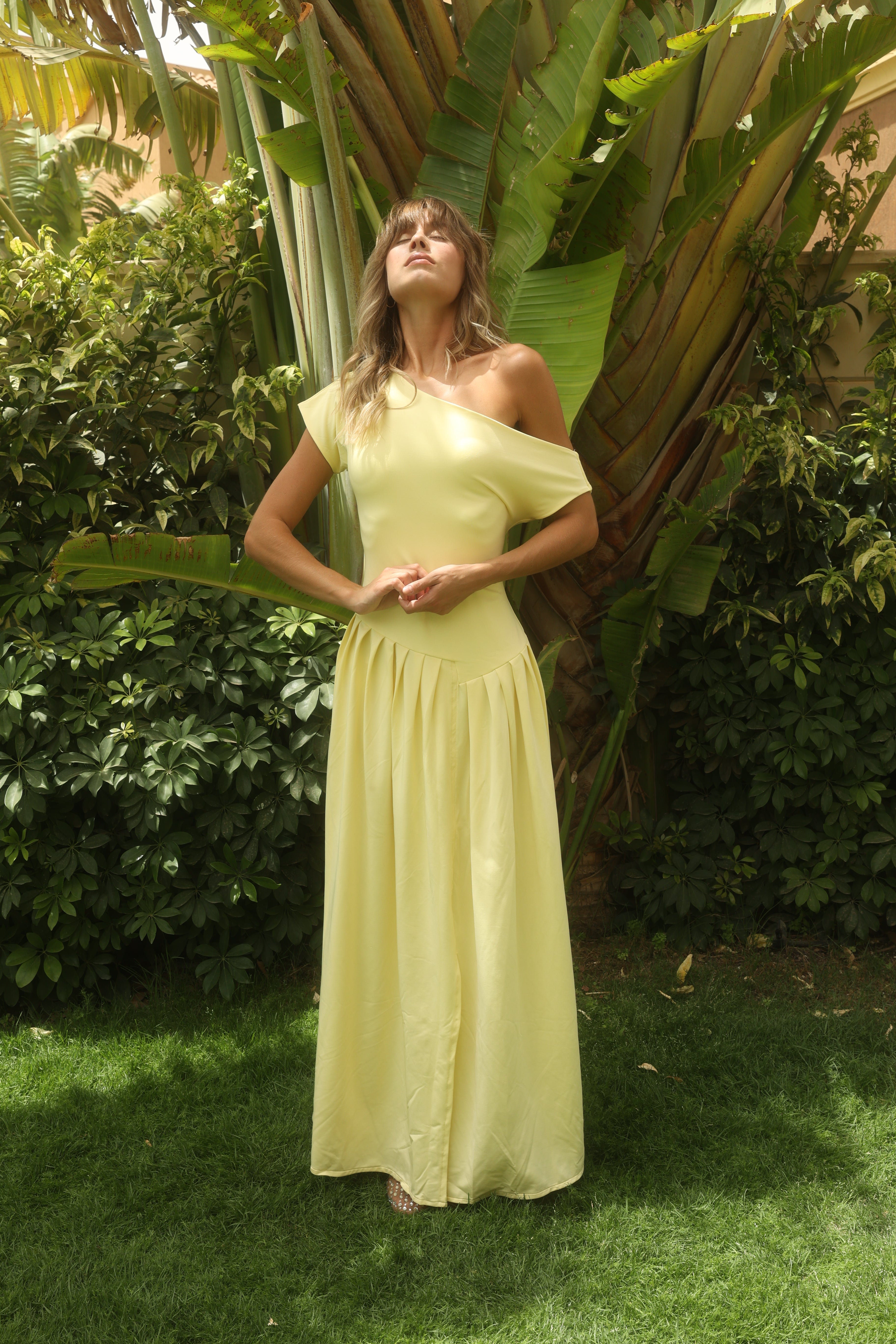 Butter Yellow Selenara Dress