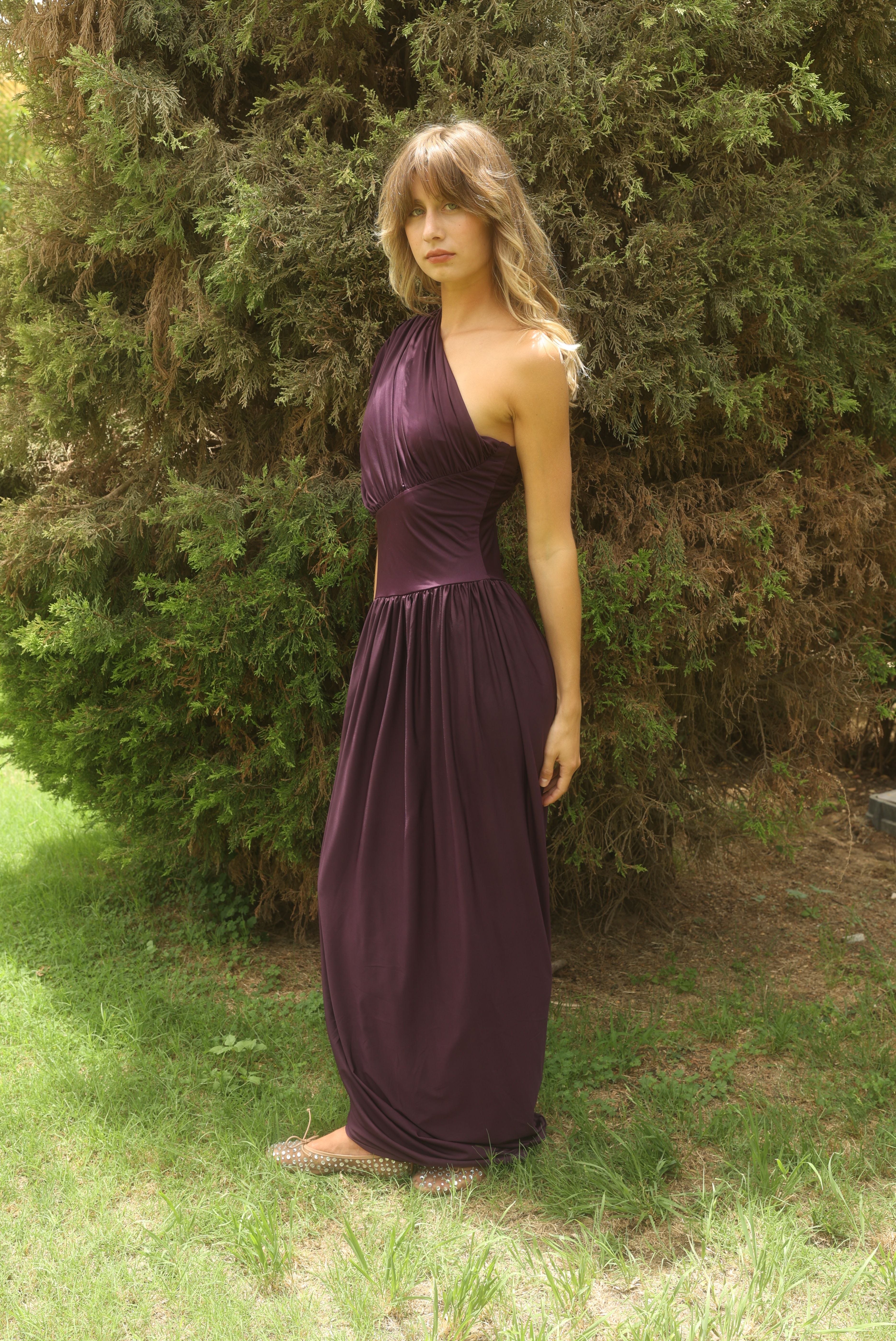 Plum Velora Dress