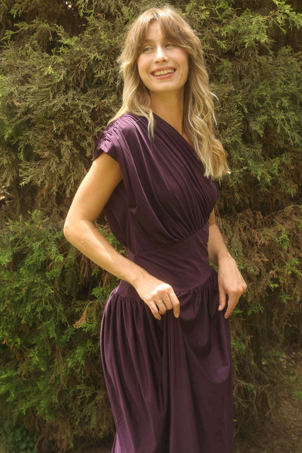 Plum Velora Dress