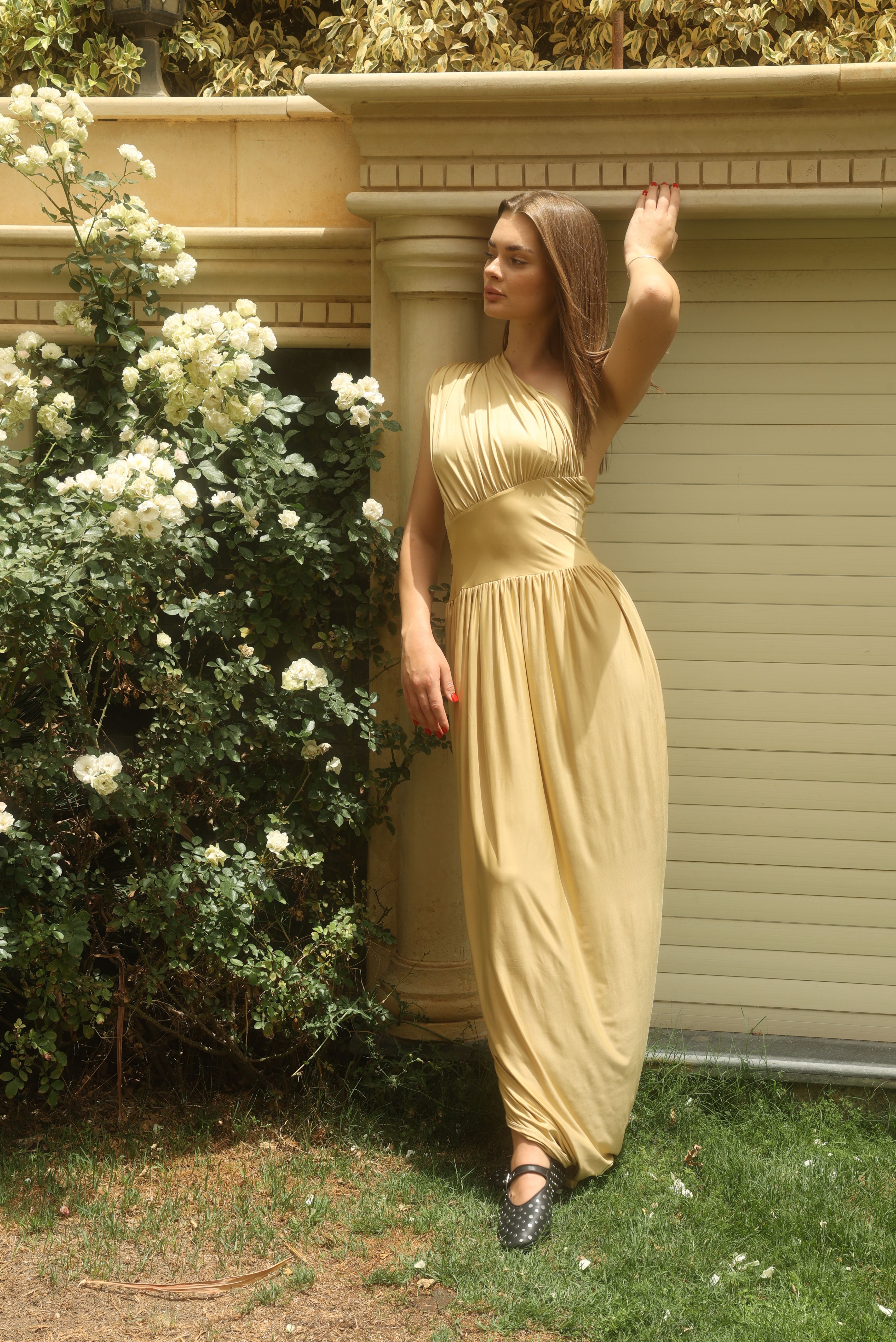 Champagne Gold Velora Dress
