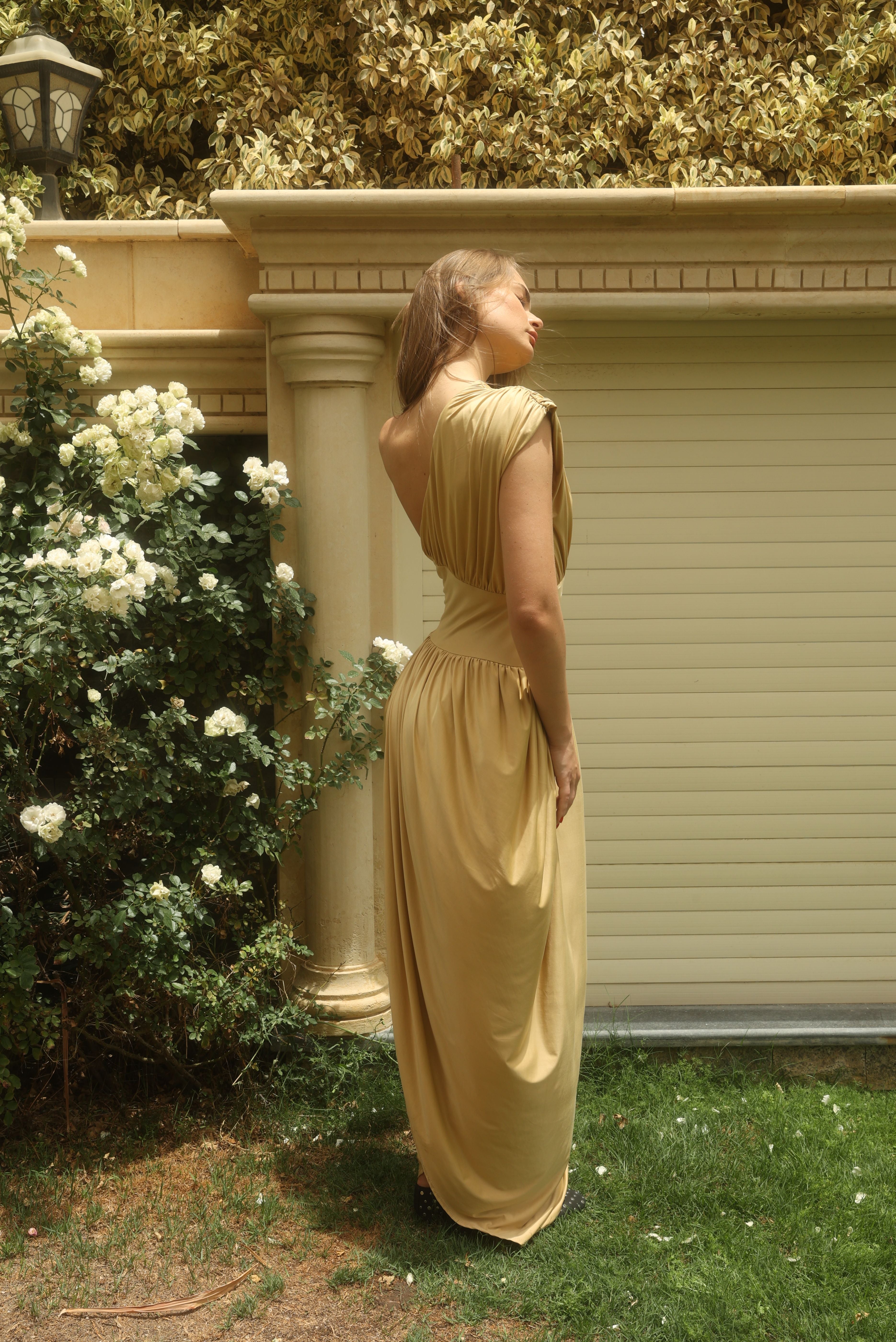 Champagne Gold Velora Dress