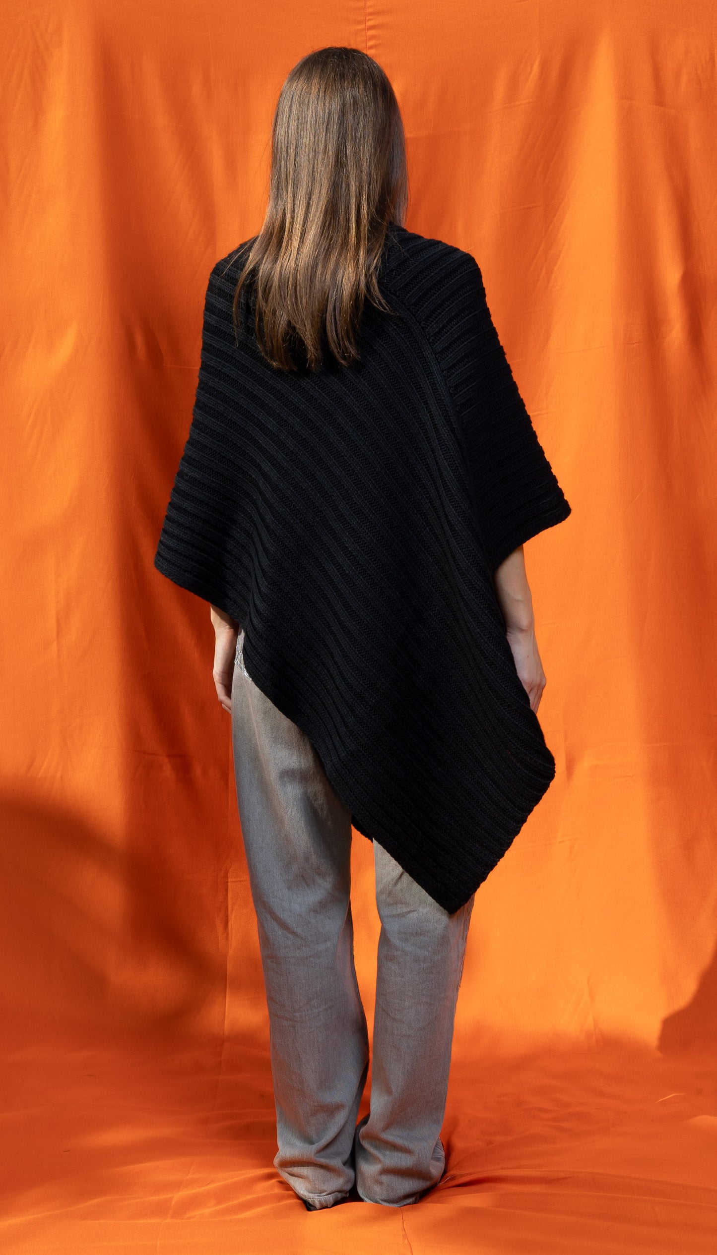 Black Chandra Poncho