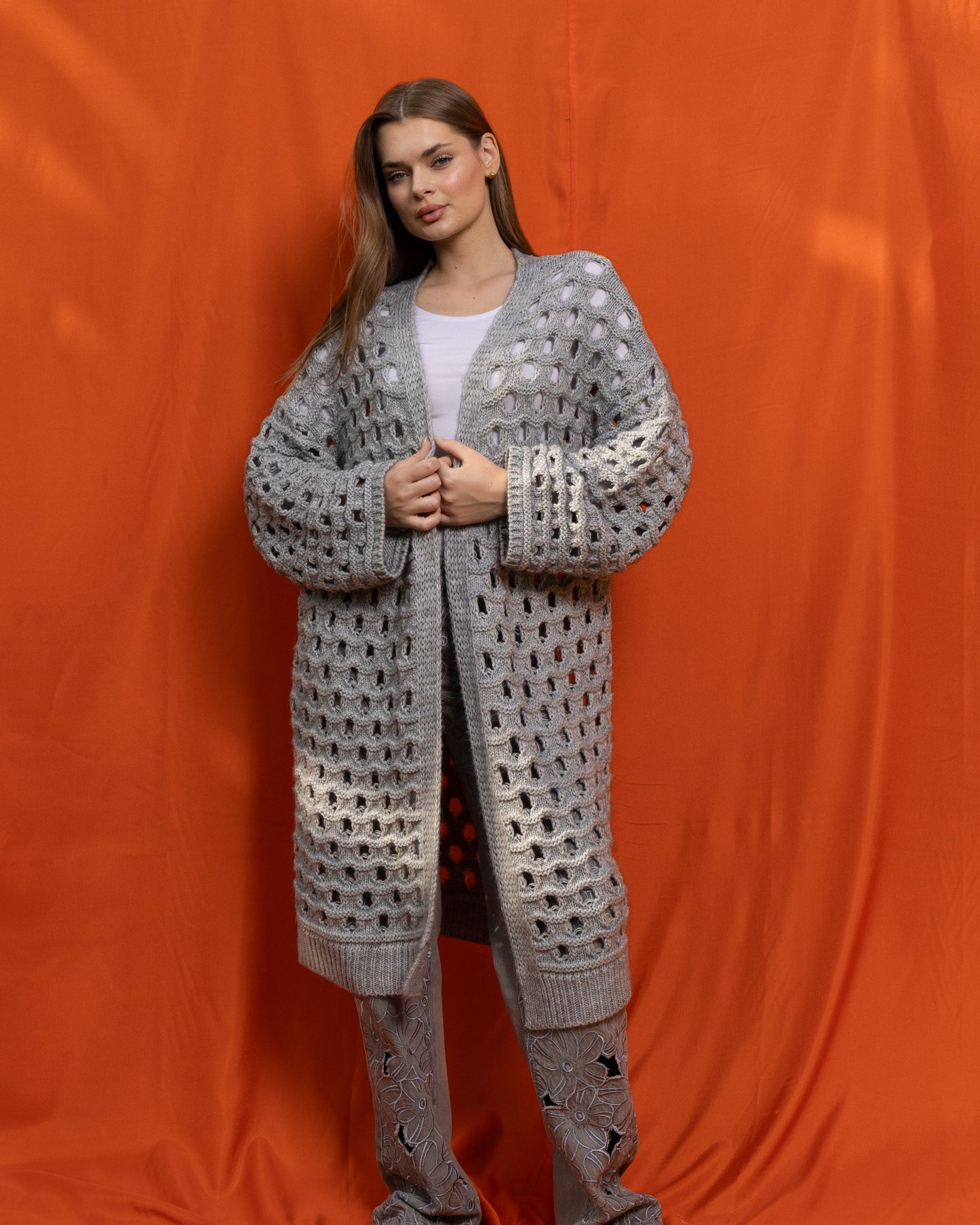 Grey Cora Cardigan