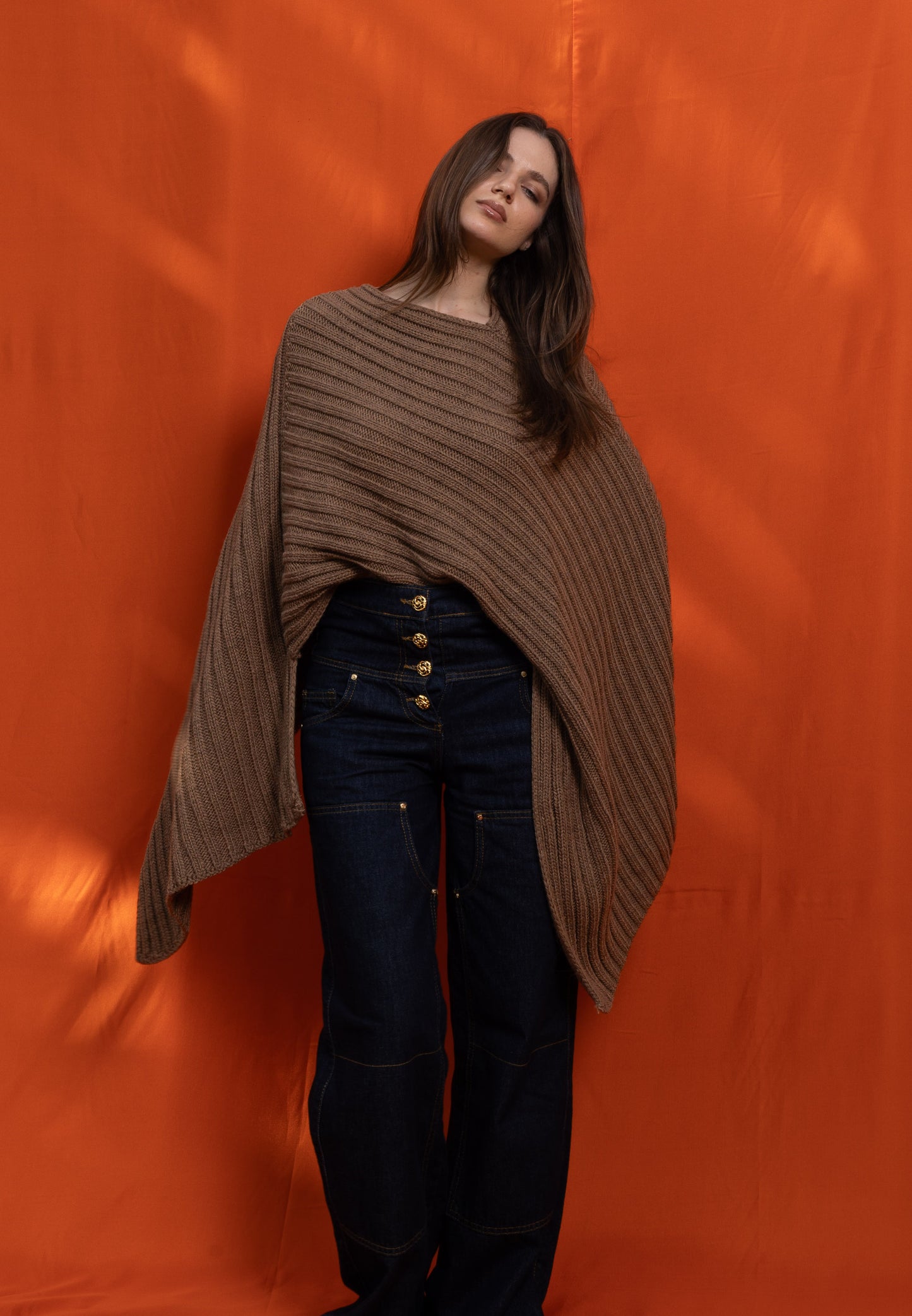 Camel Chandra Poncho