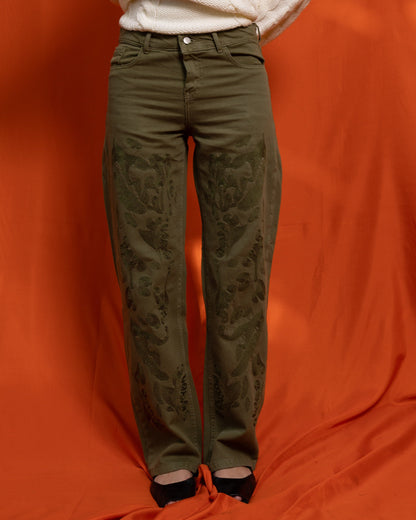 Olive Vesta Jeans