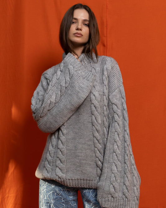 Gray Amunet Pullover