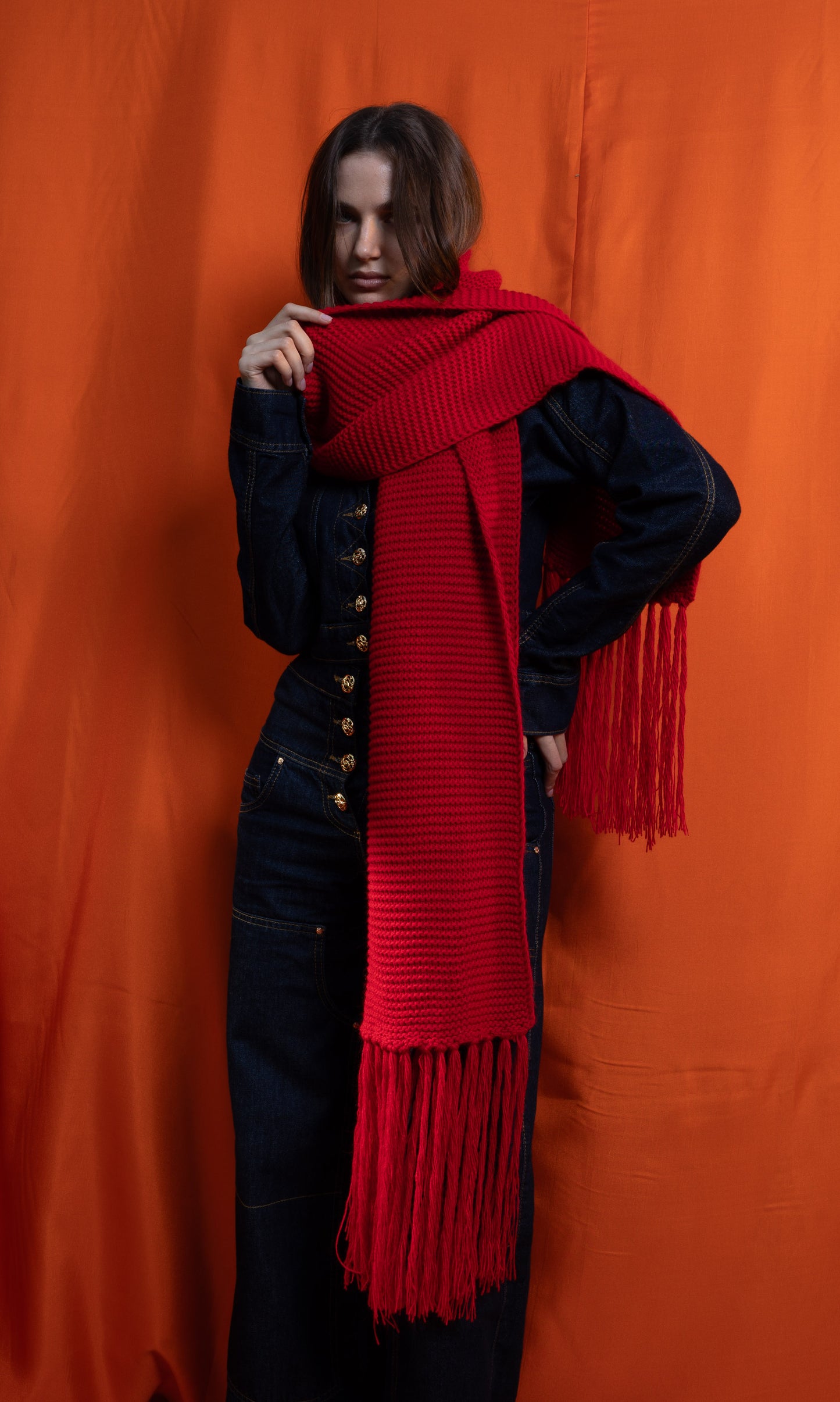 Red Lynx Scarf