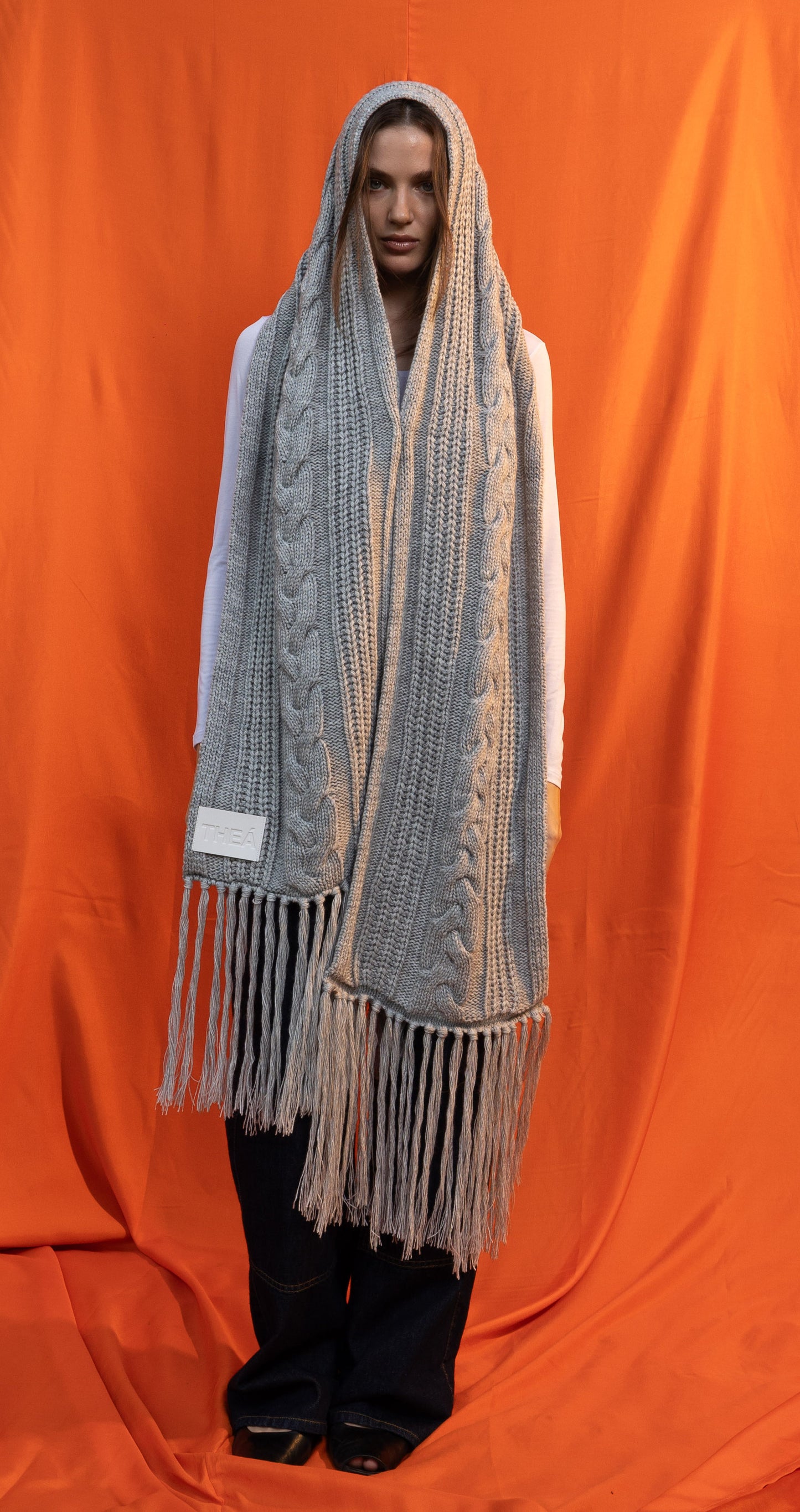 Grey Kali Scarf