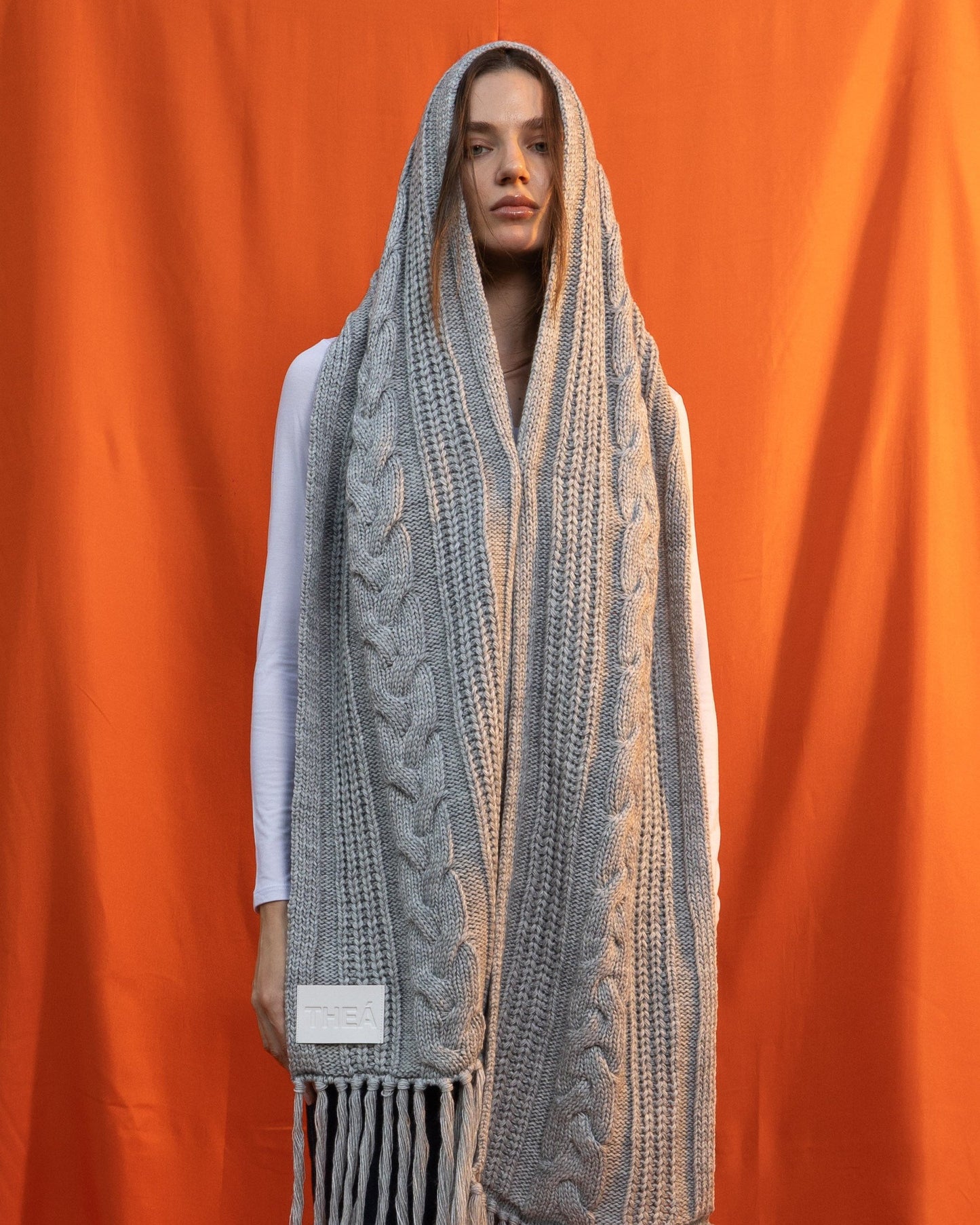 Grey Kali Scarf