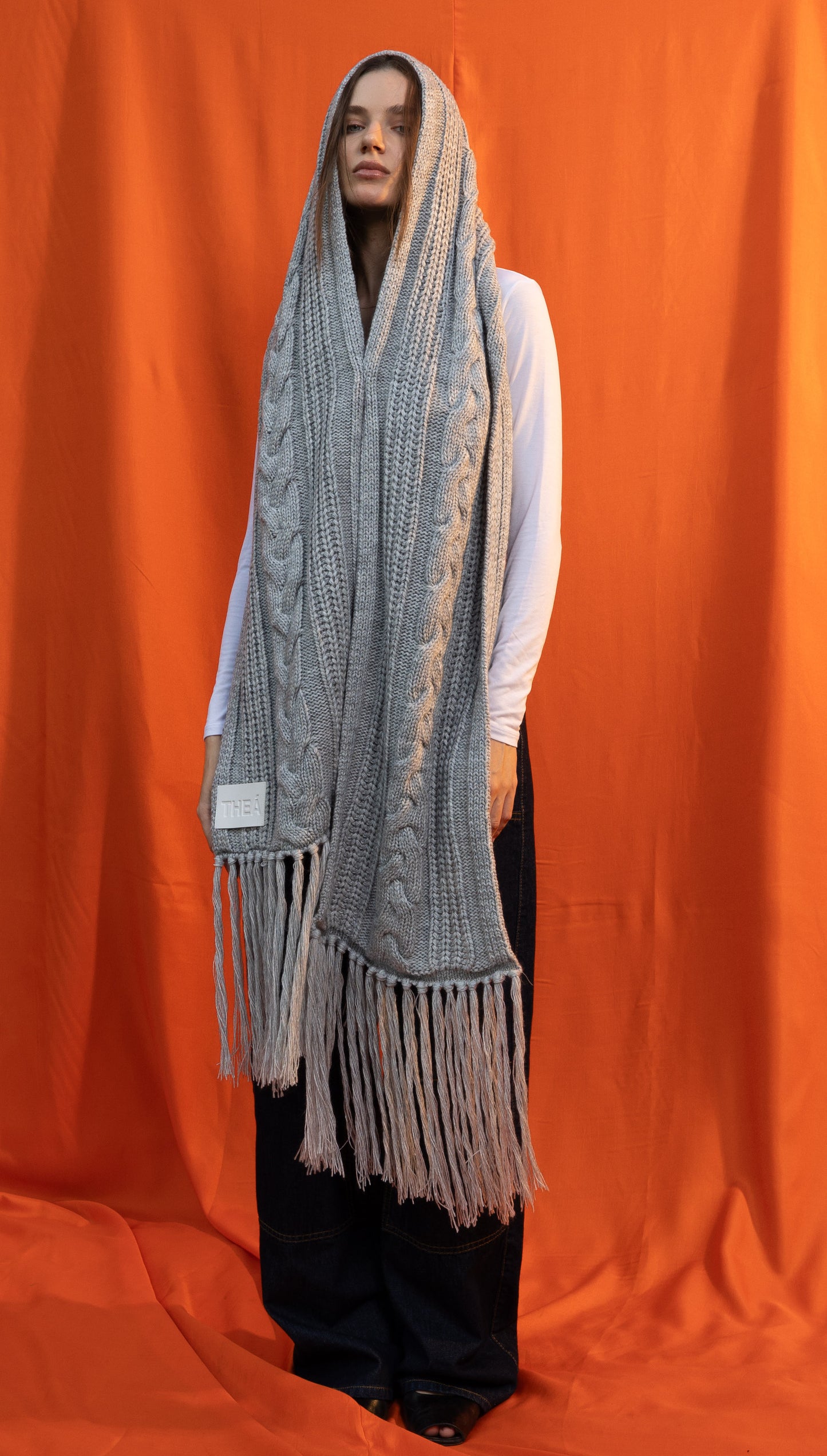 Grey Kali Scarf