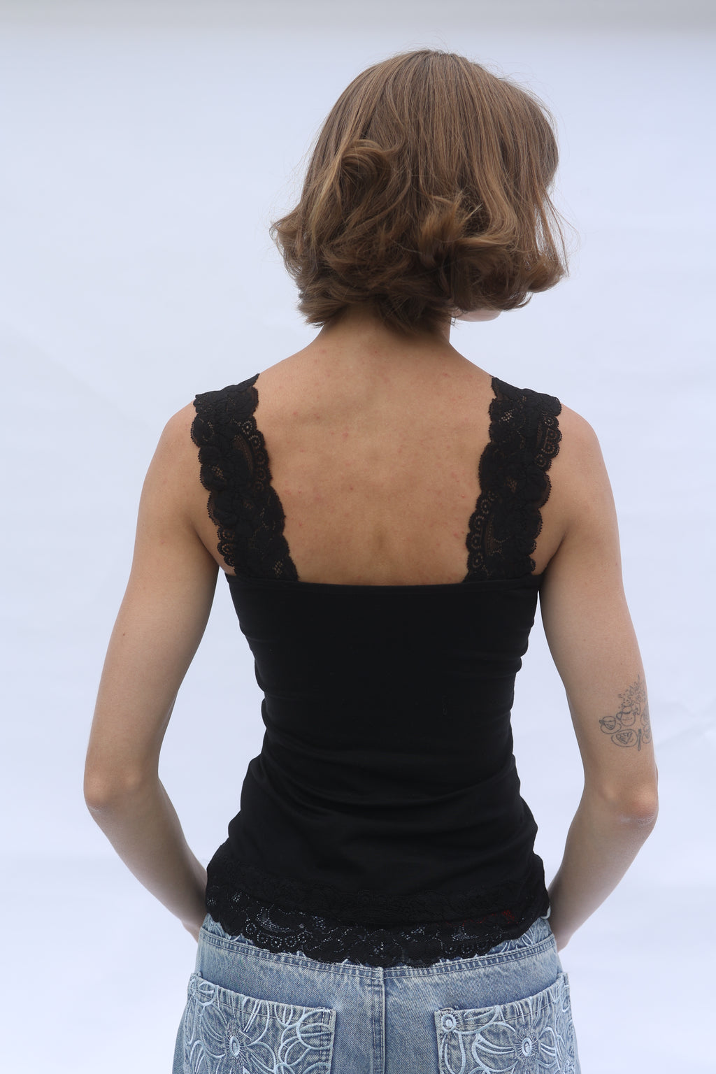 Spaghetti Strap Lace Top