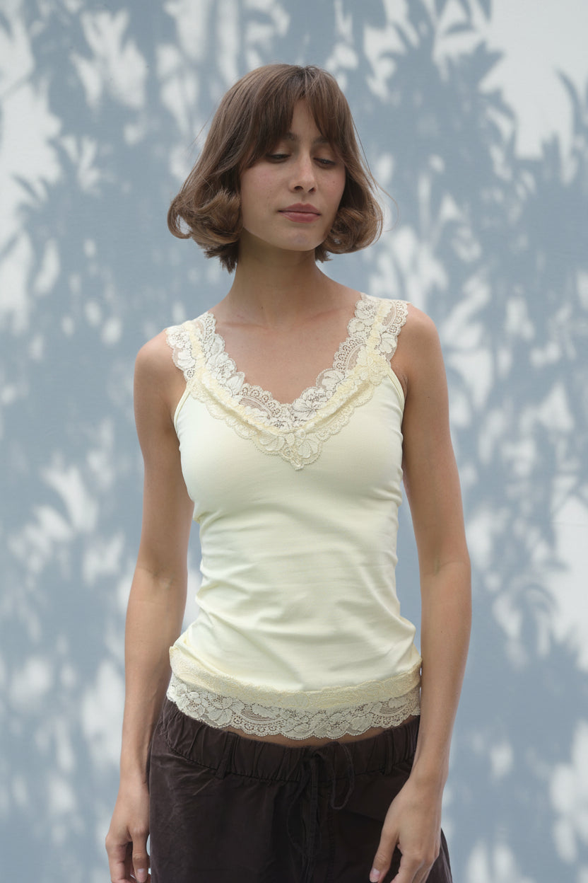 Spaghetti Strap Lace Top