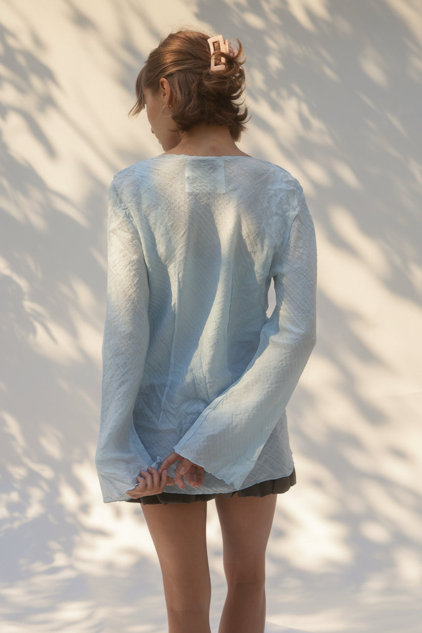Sheer Cardigan (Middle Tie)