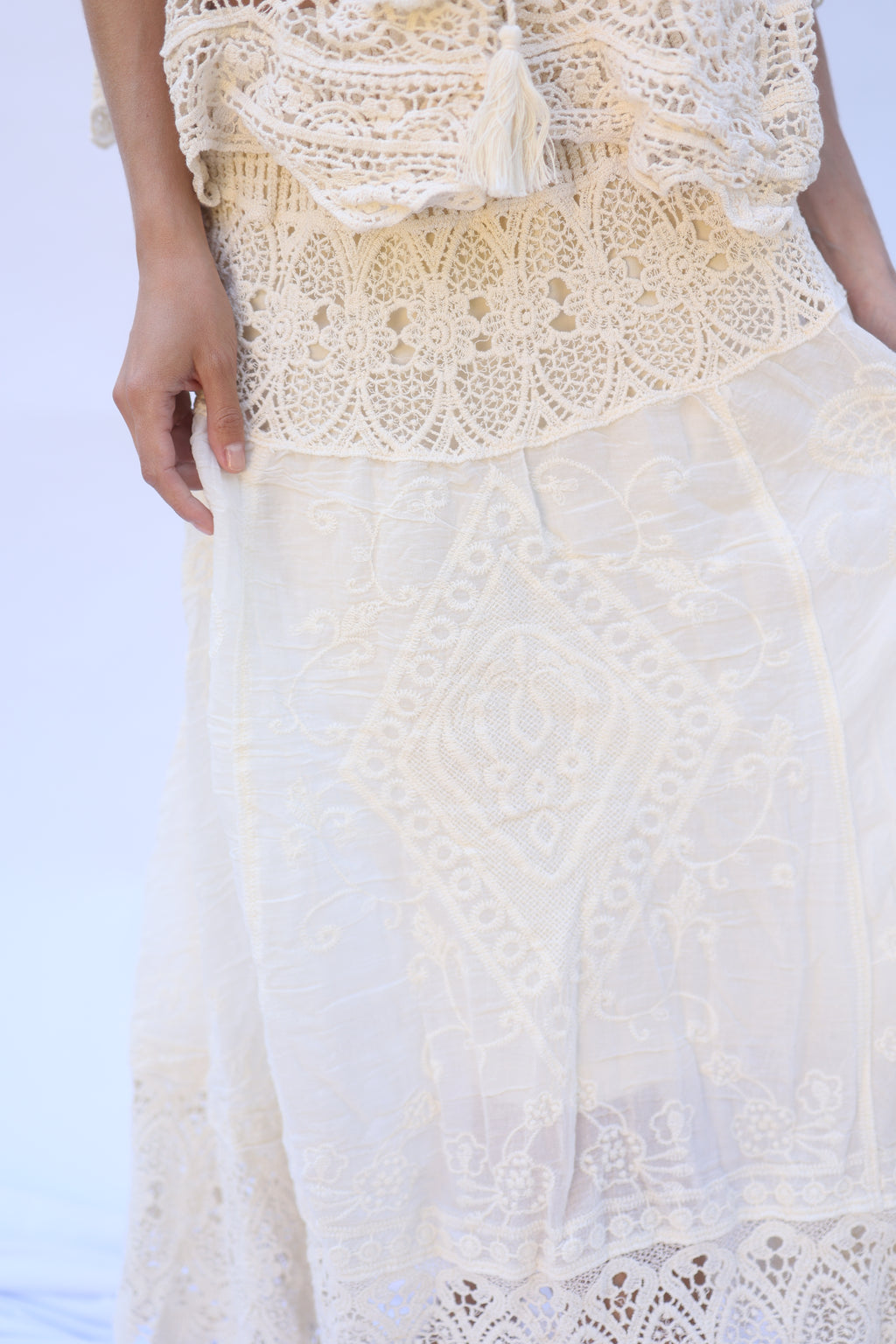 Butterfly Crochet Skirt