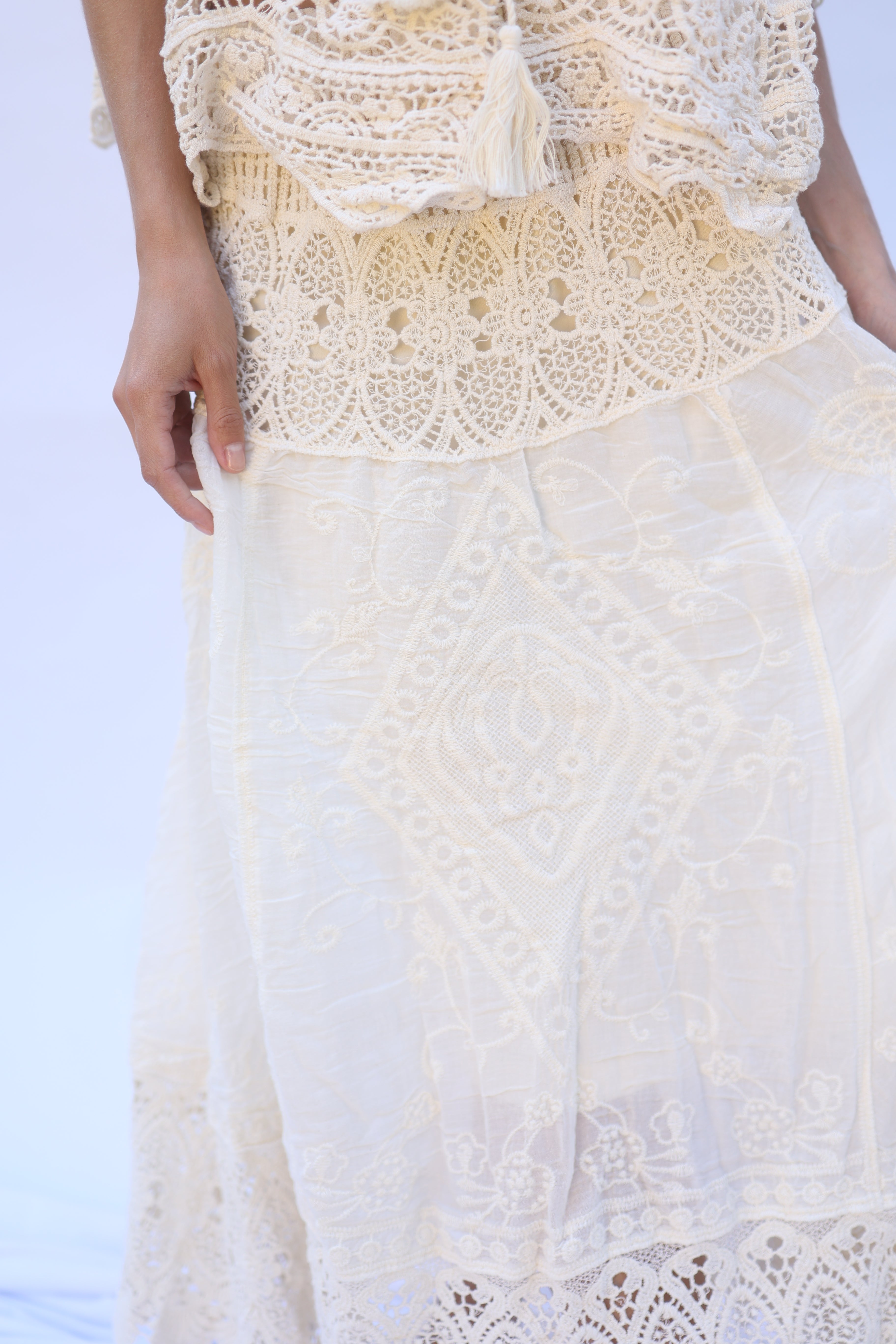 Butterfly Crochet Skirt