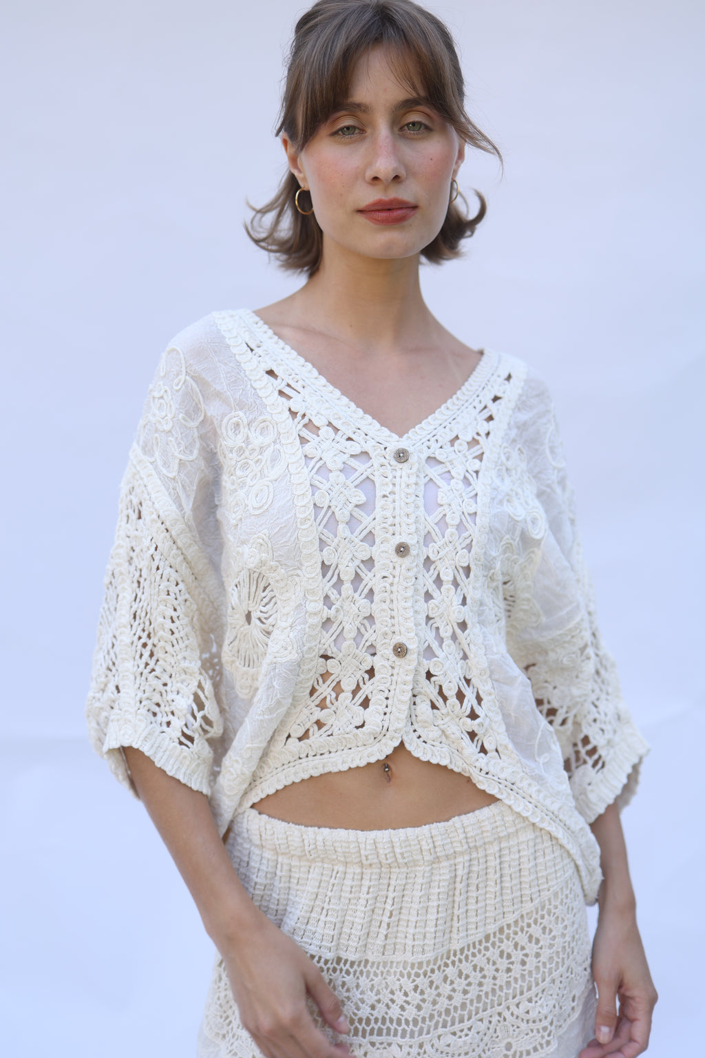 Shear Floral Blouse