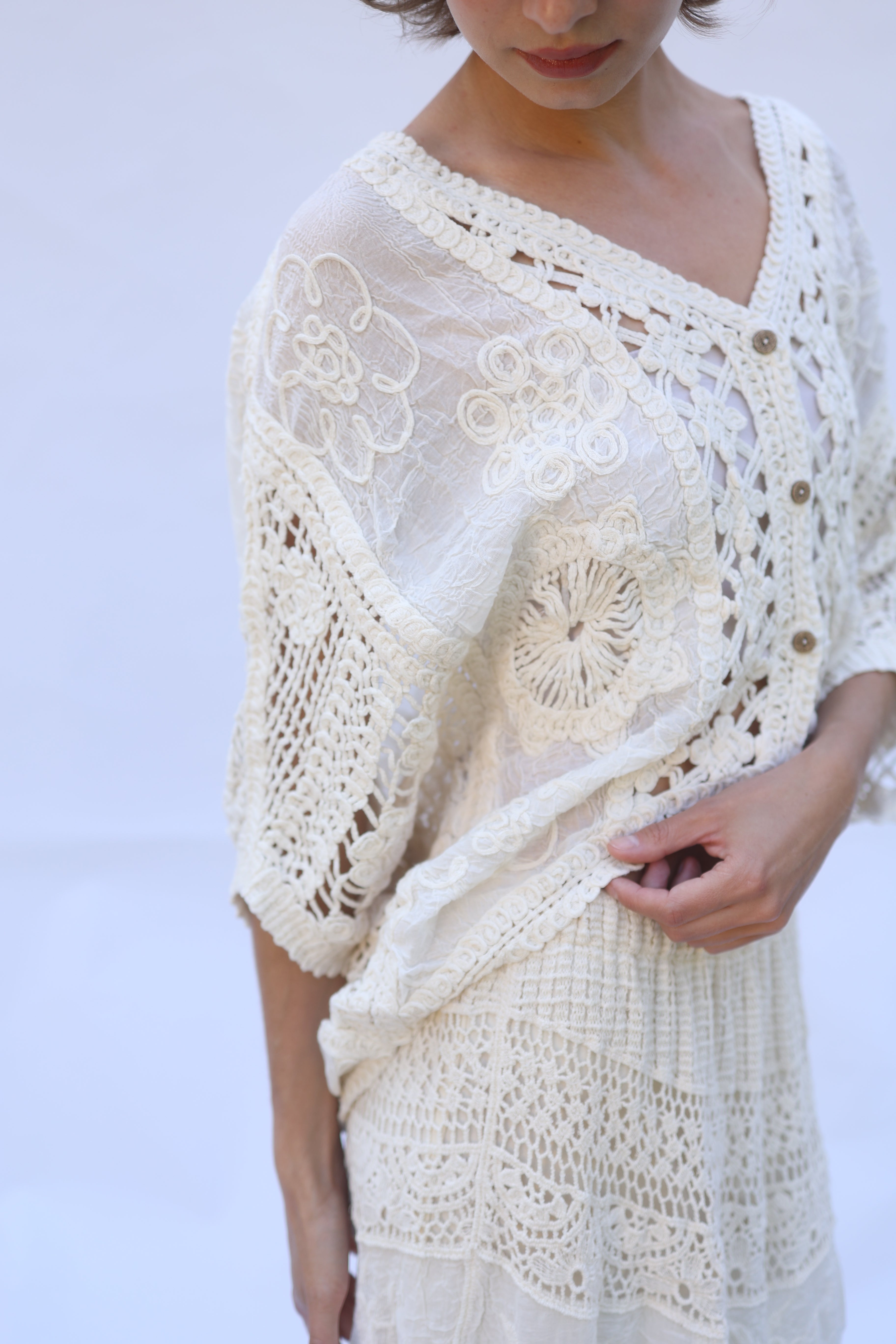 Shear Floral Blouse