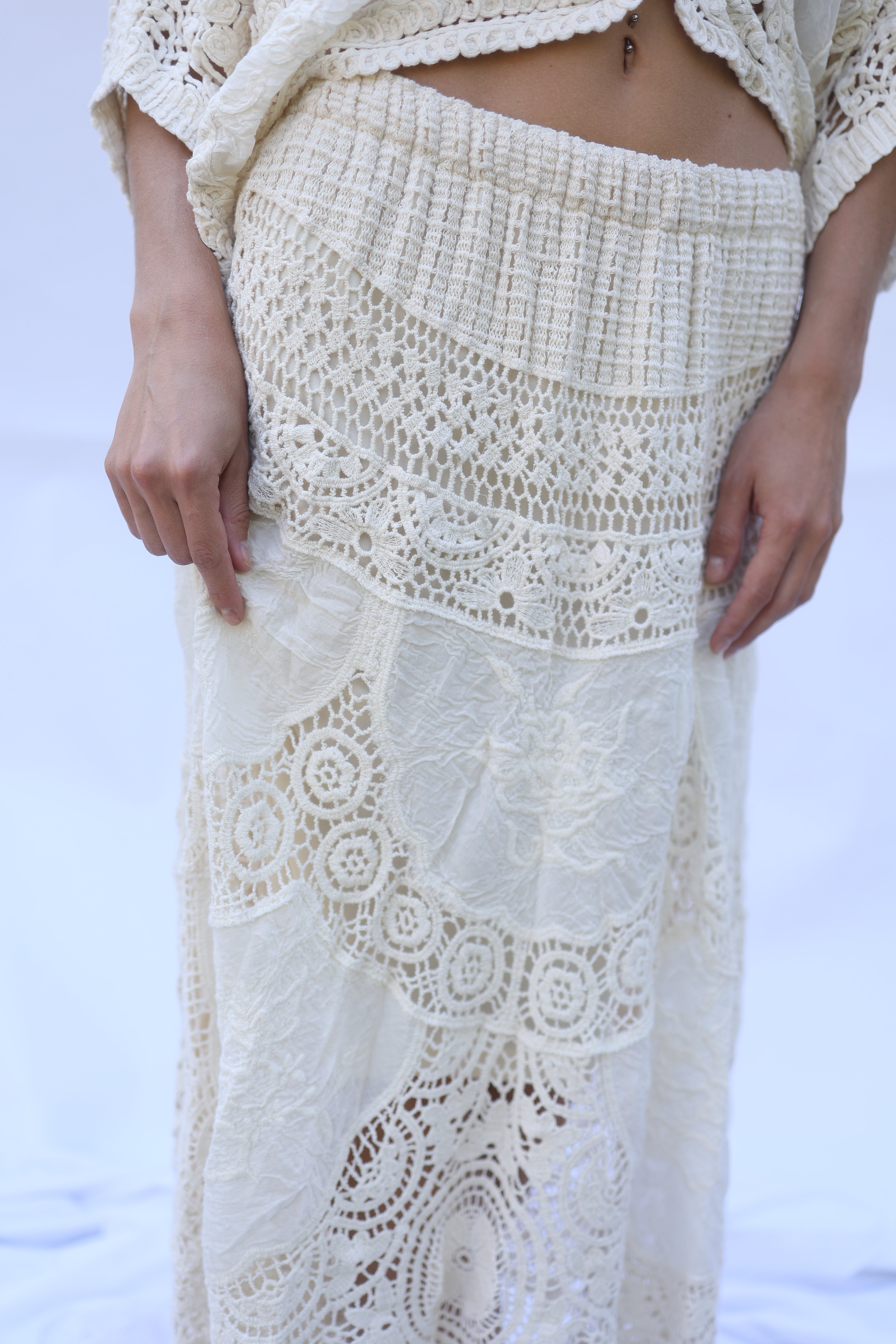 Leaves Crochet Skirt