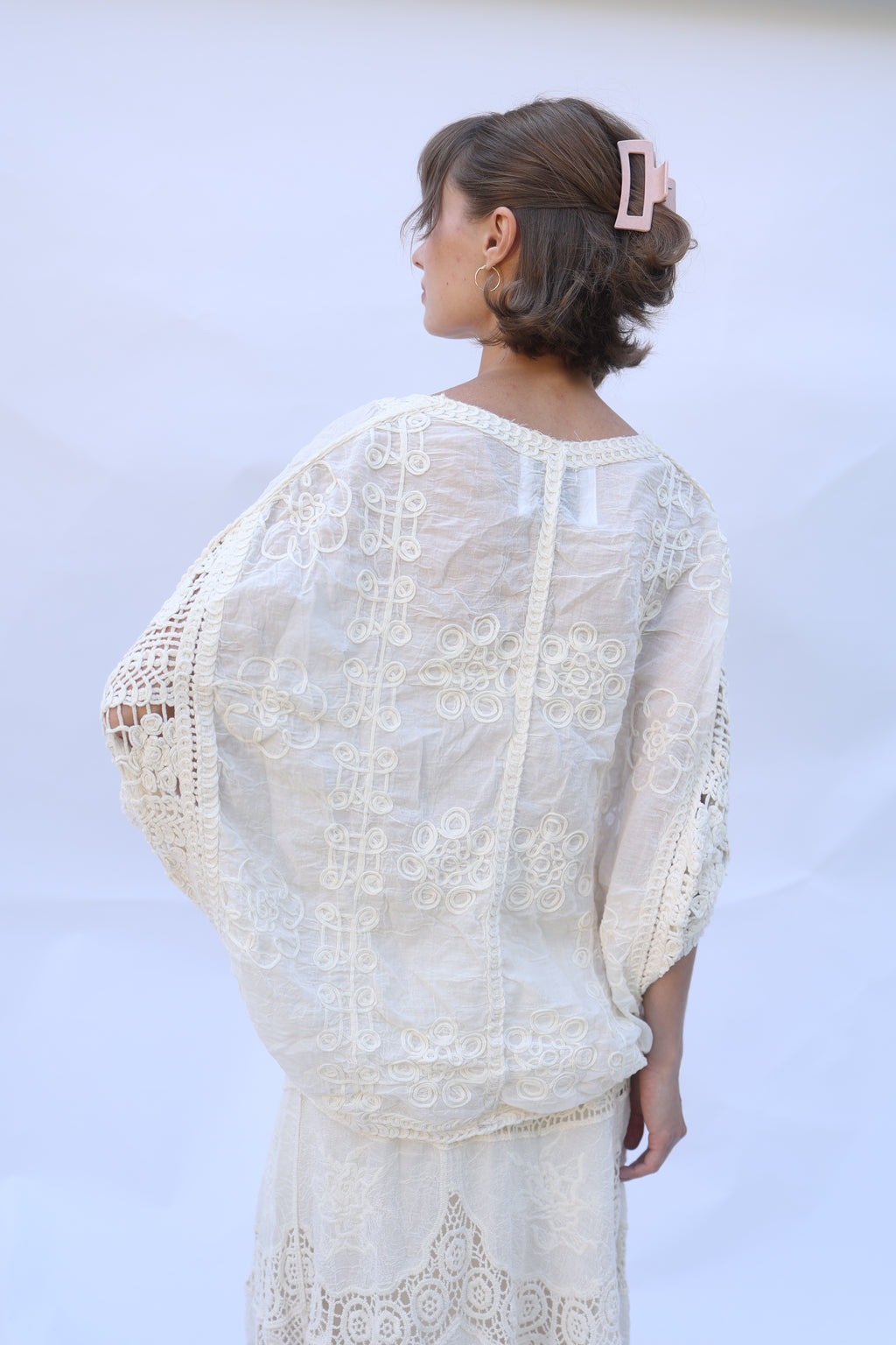 Shear Floral Blouse