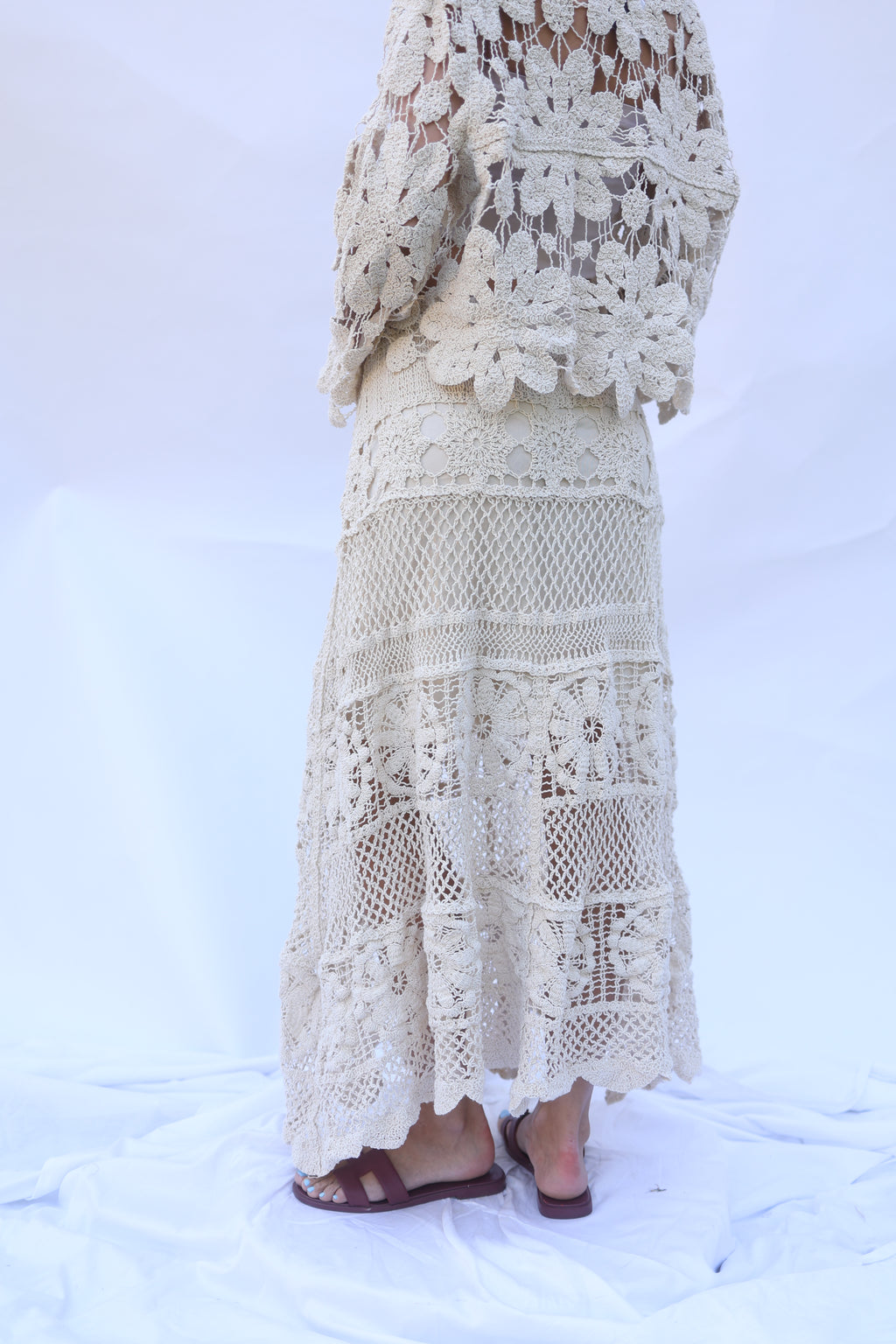 Flower Crochet Skirt