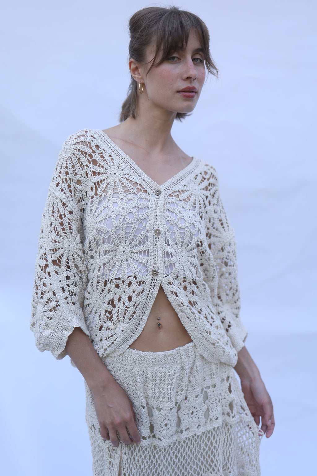 Fan Crochet Blouse