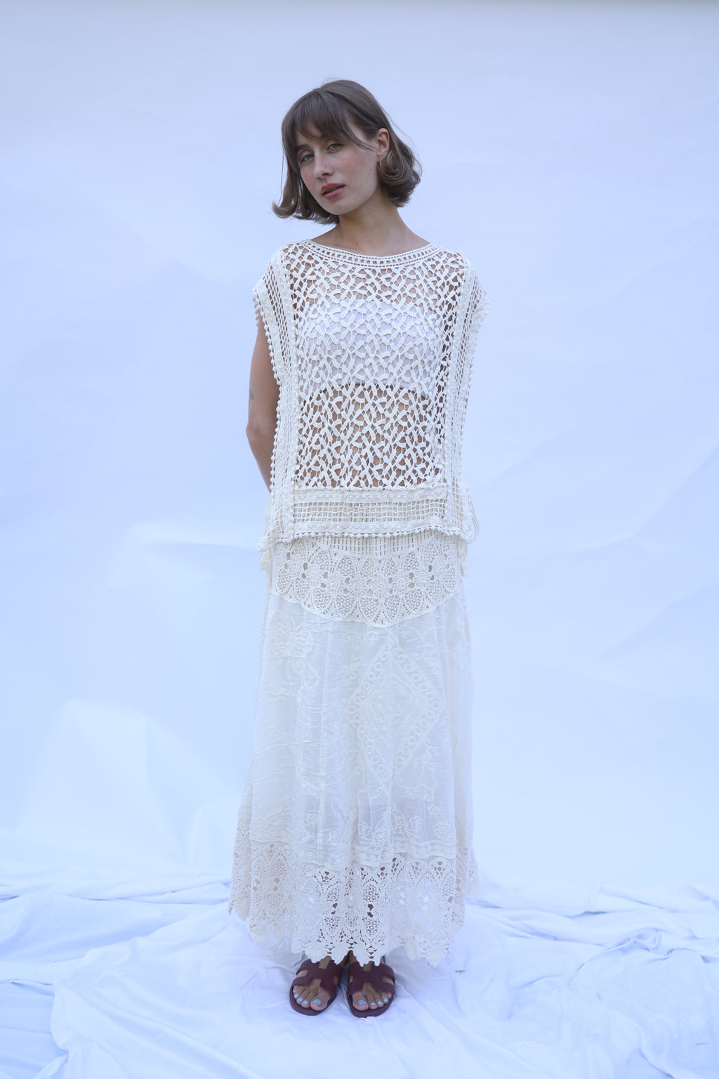 Mesh Crochet Top