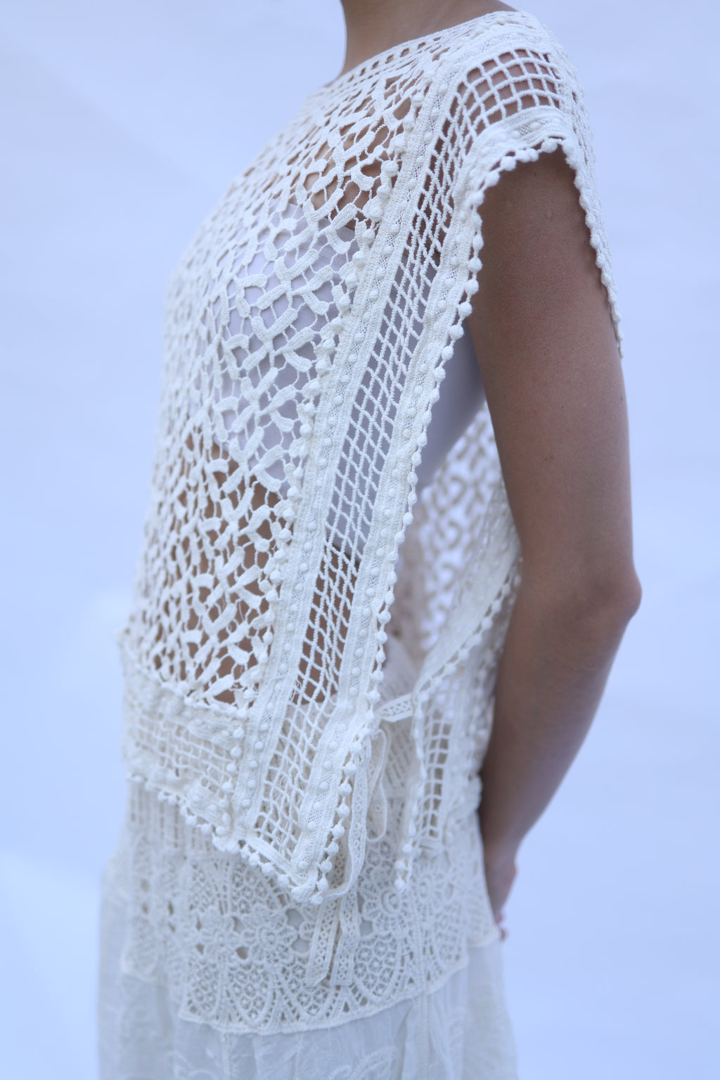 Mesh Crochet Top