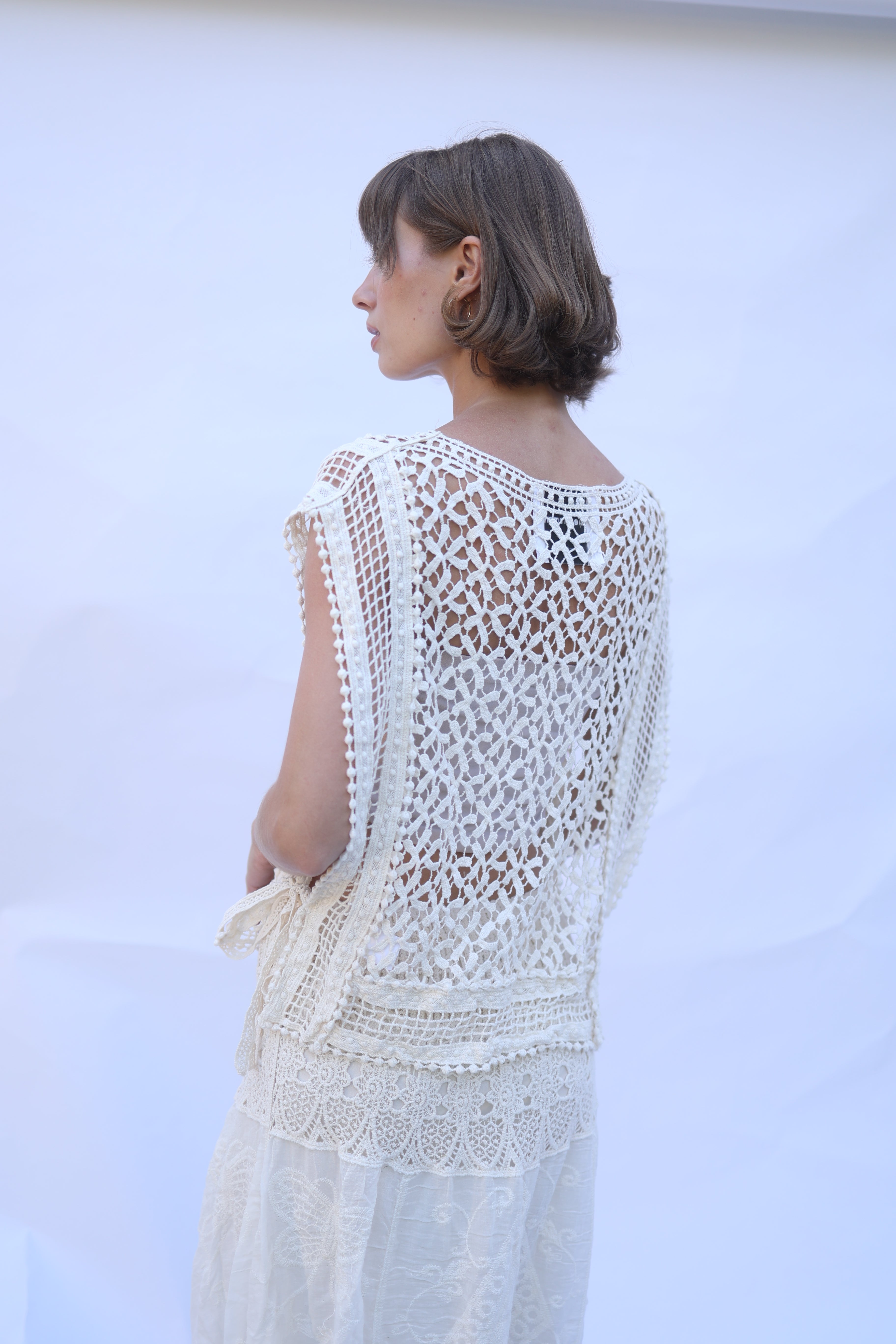 Mesh Crochet Top