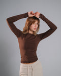 Crew-Neck Lace Top