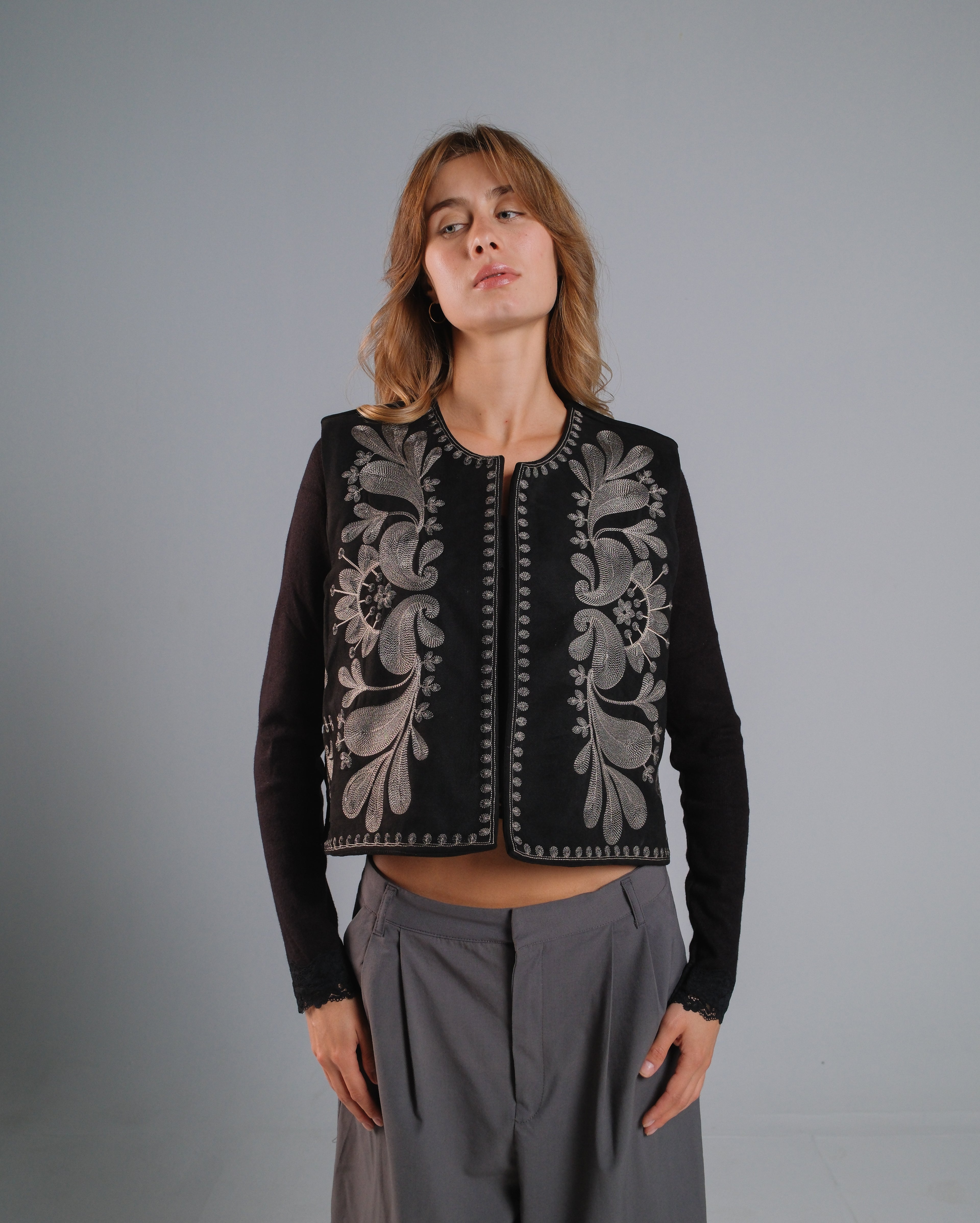 Embroided Vest