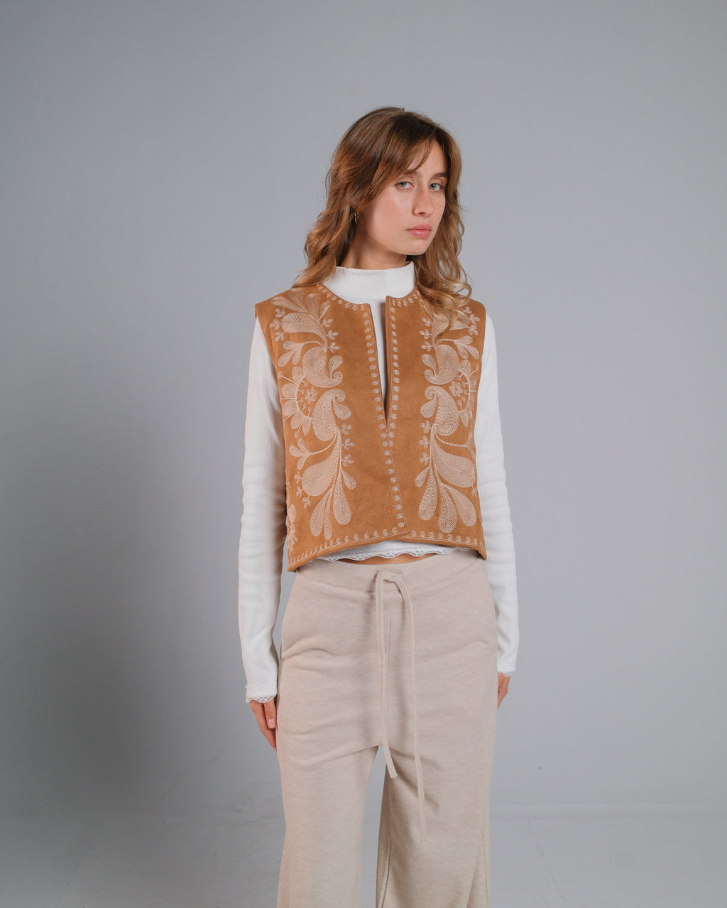 Embroided Vest