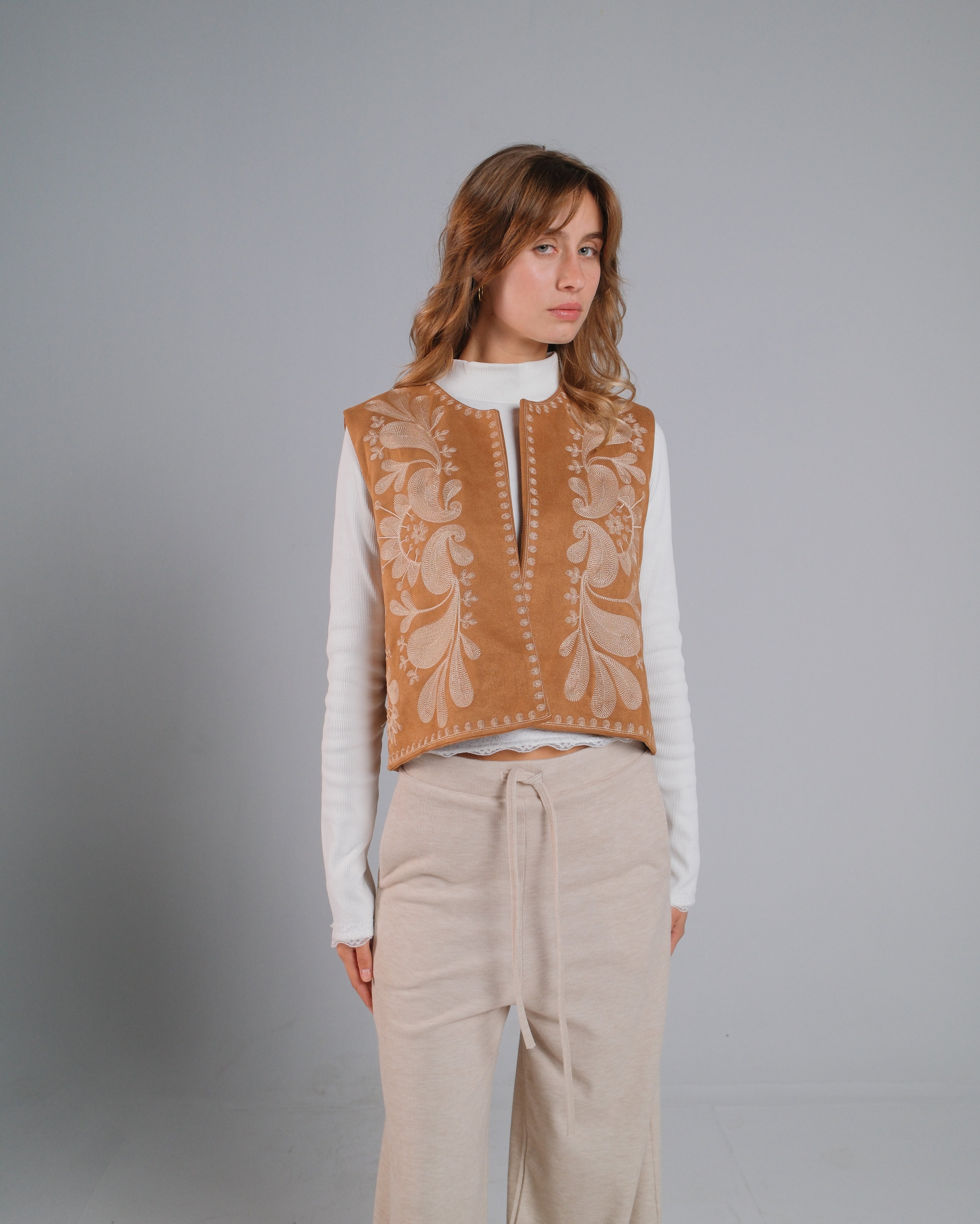 Embroided Vest