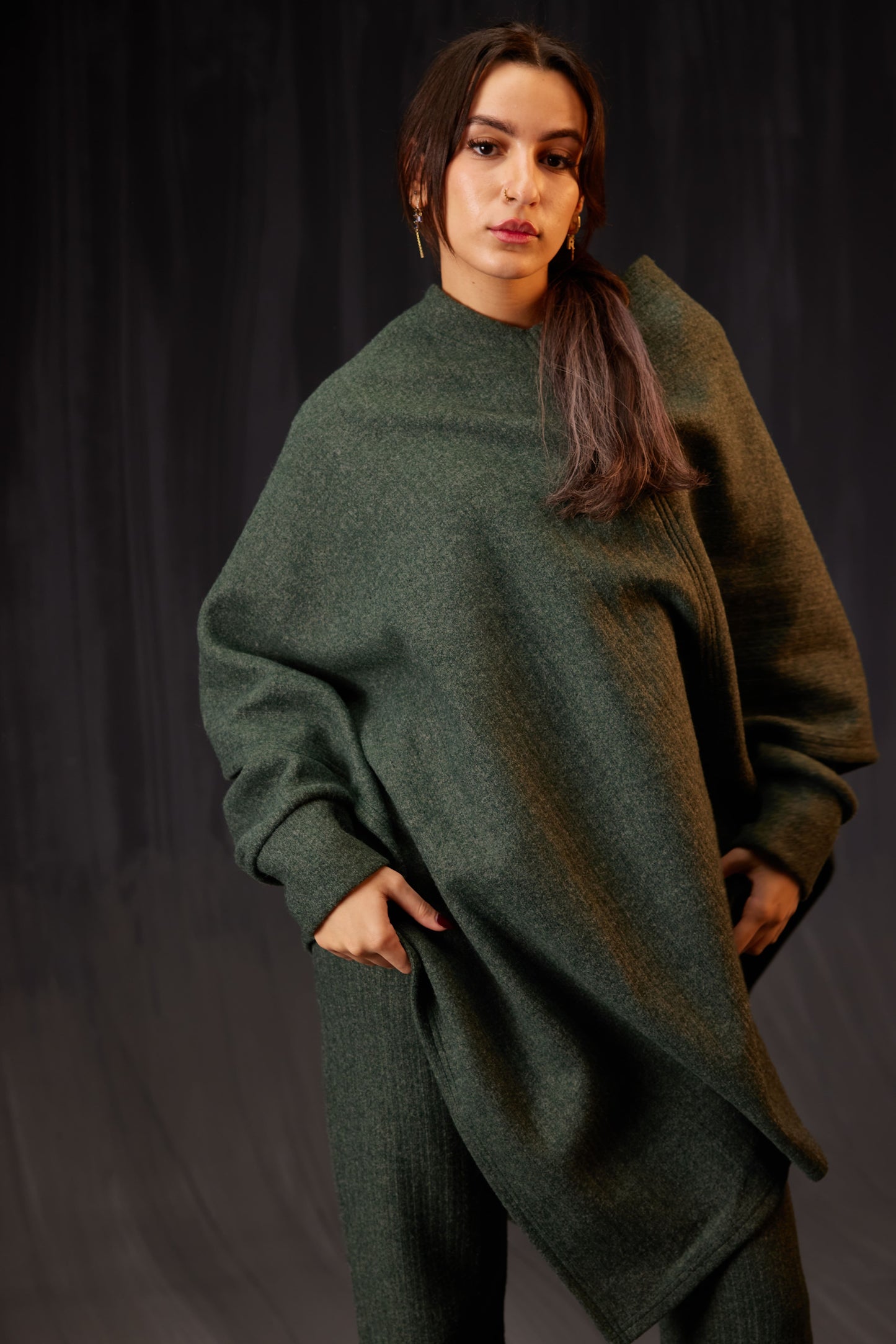 Olive Viva Poncho