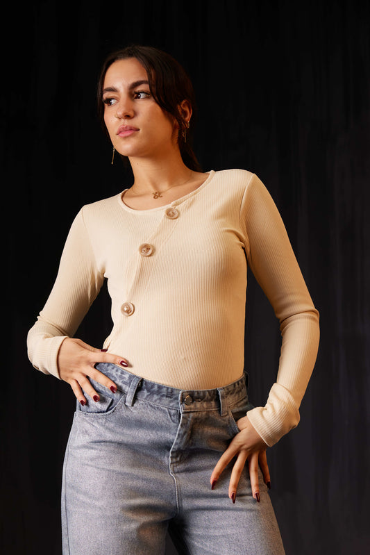 Beige Niya Top