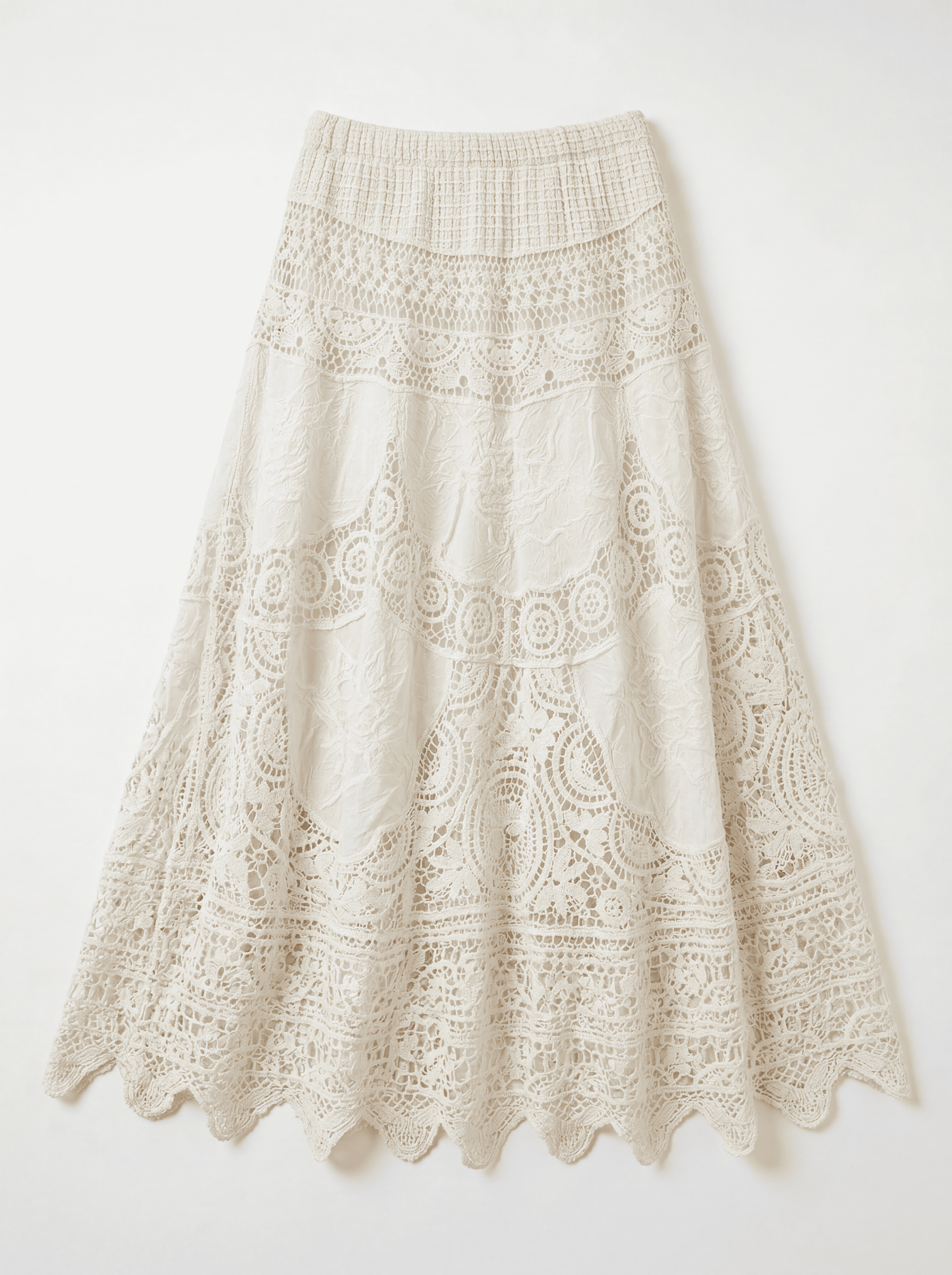 Leaves Crochet Skirt