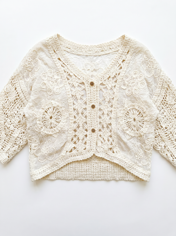 Shear Floral Blouse