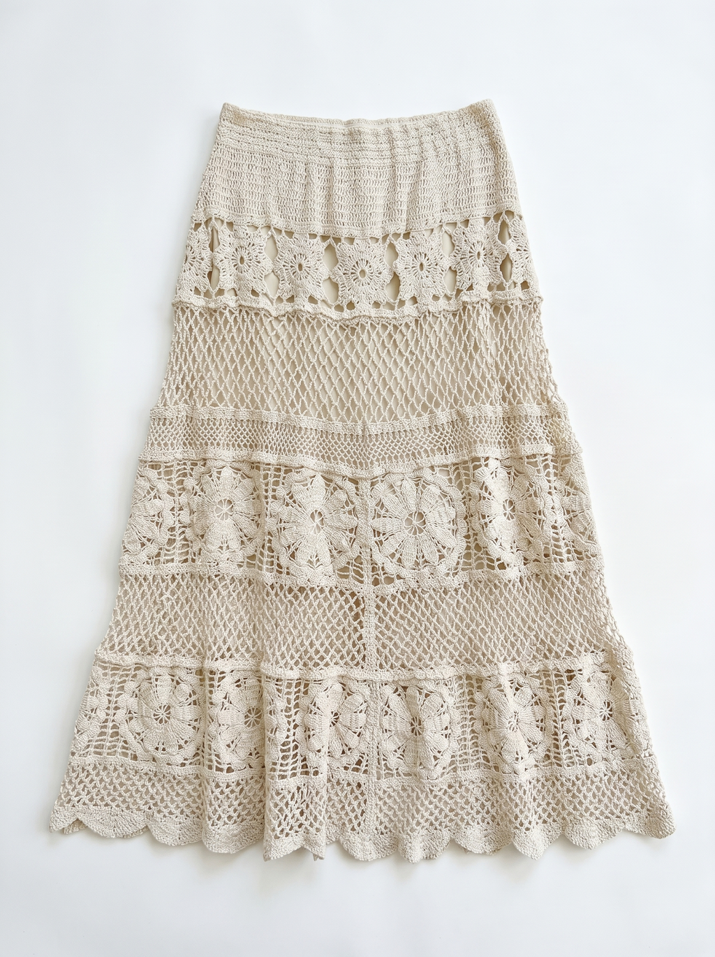 Flower Crochet Skirt
