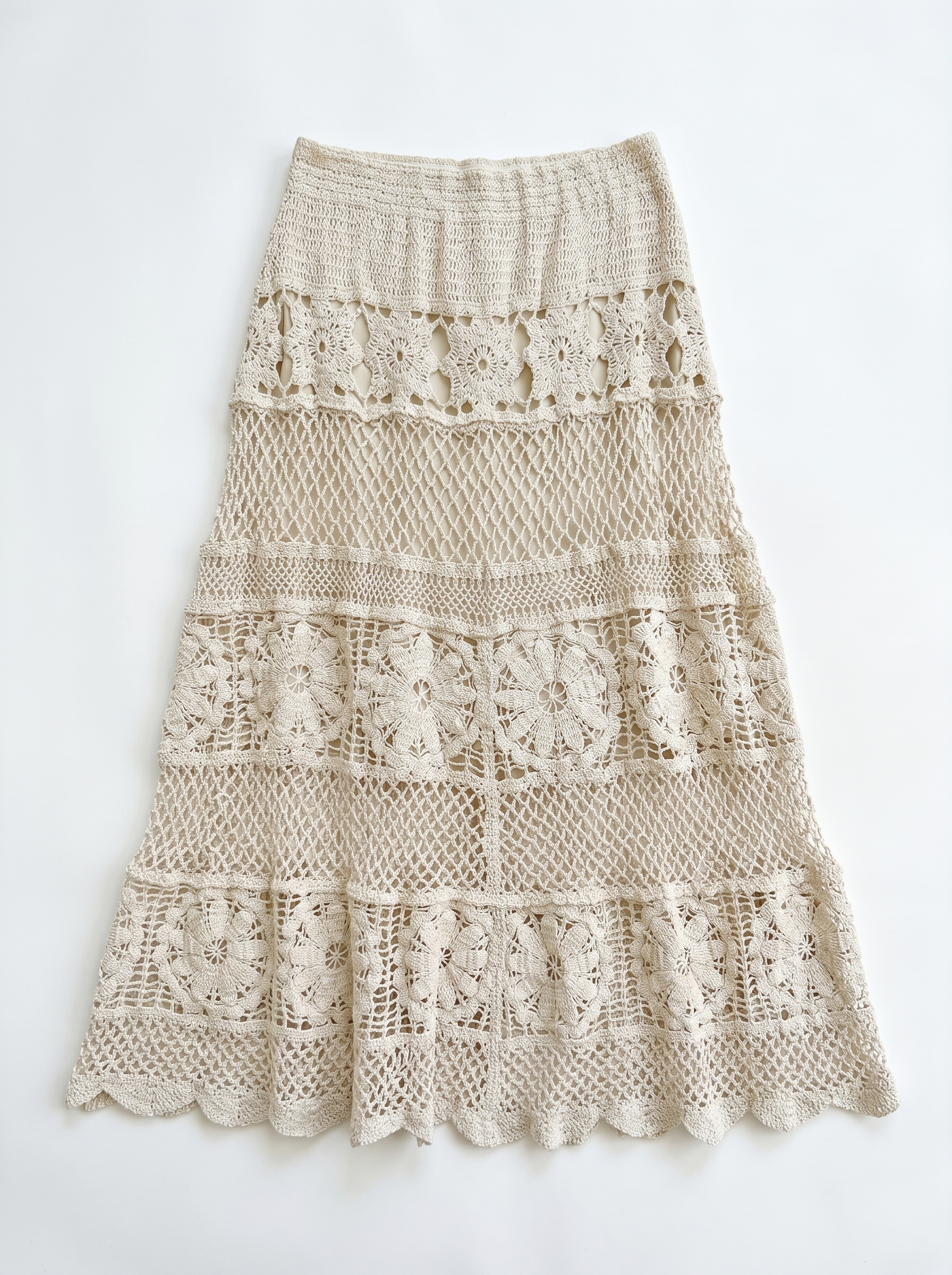 Flower Crochet Skirt