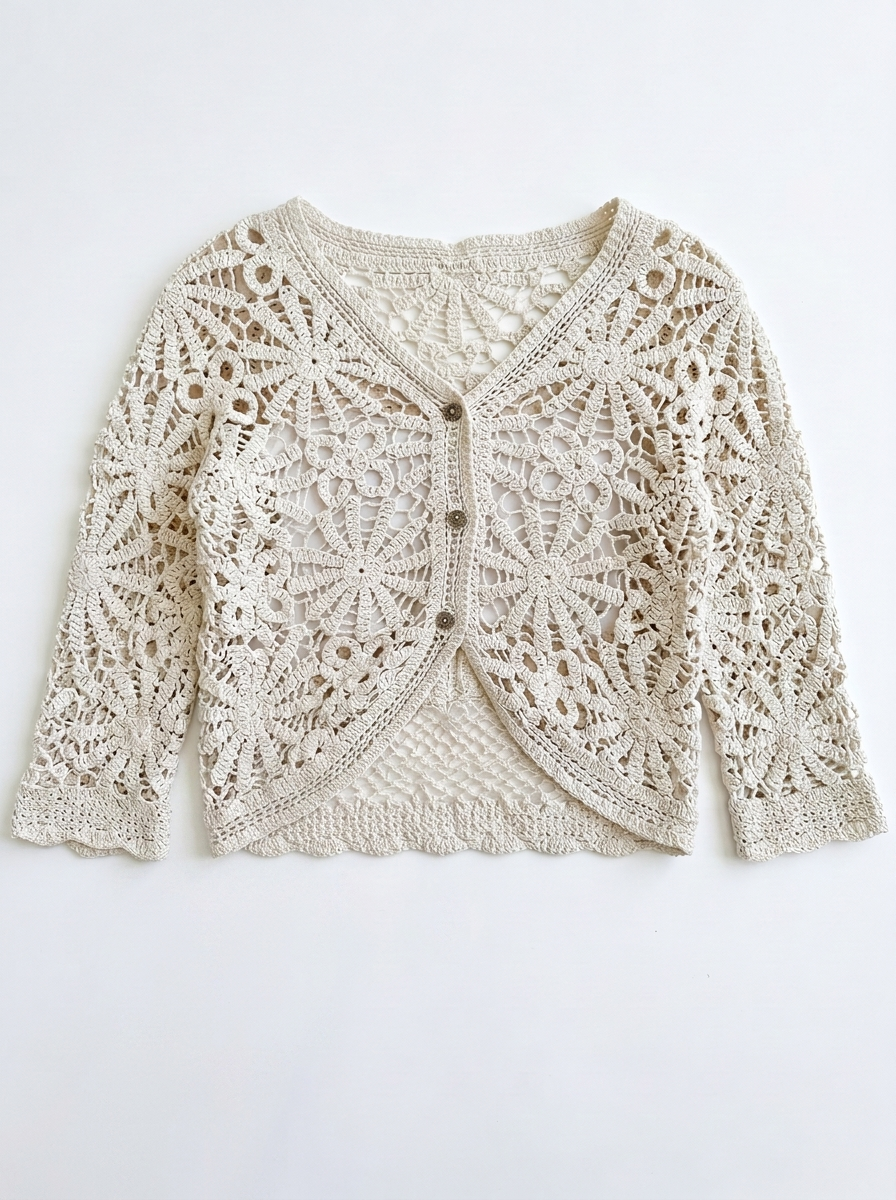 Fan Crochet Blouse