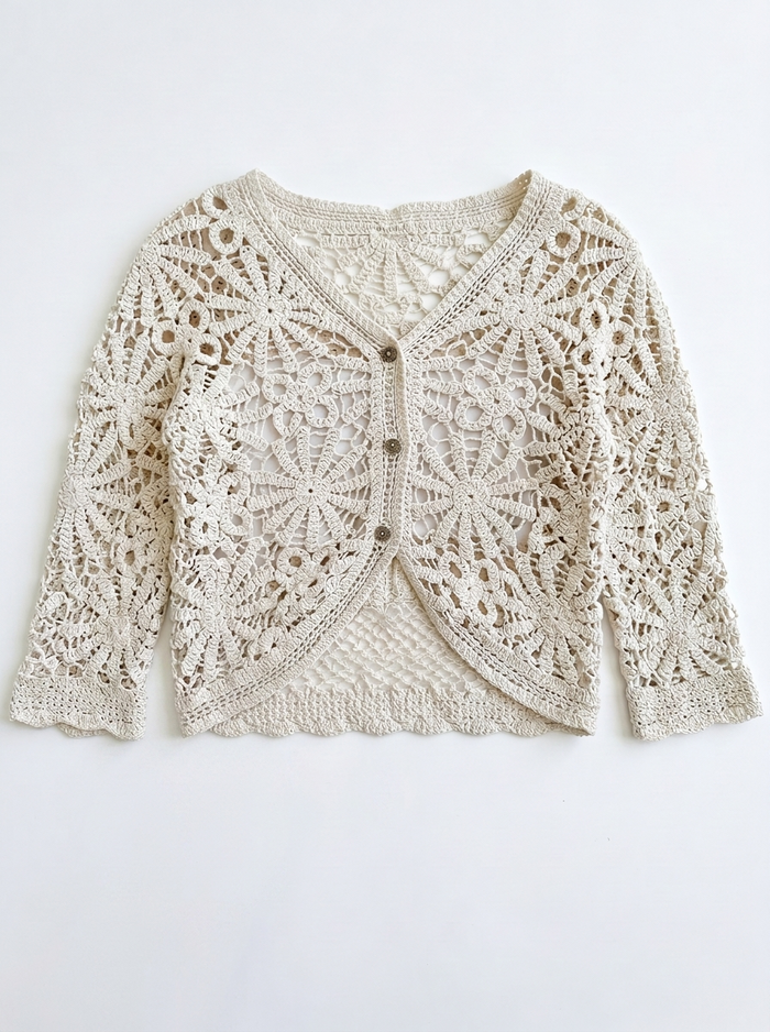 Fan Crochet Blouse