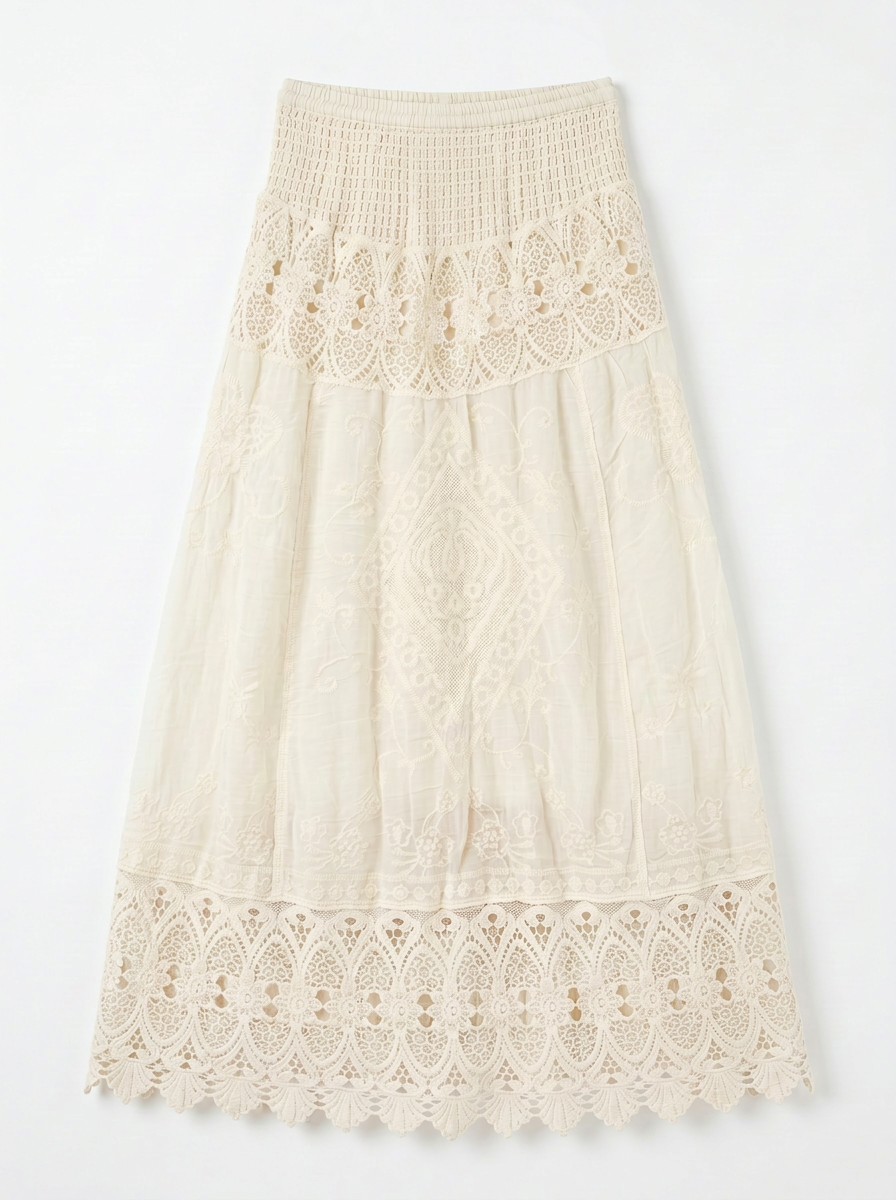 Butterfly Crochet Skirt