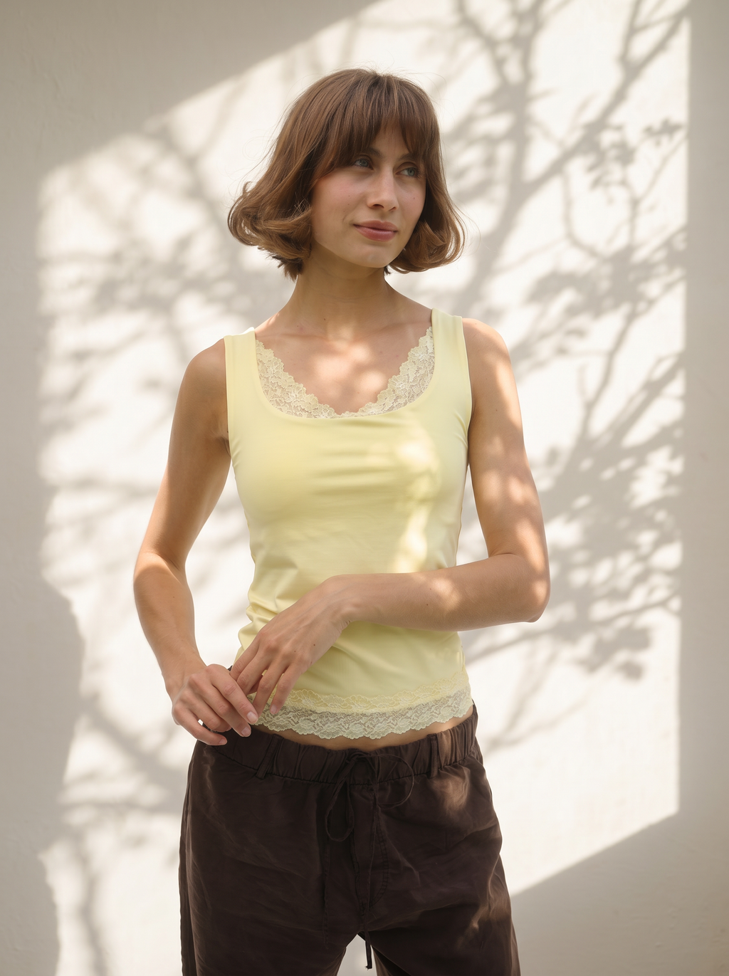 Polyamide Lace Tank Top