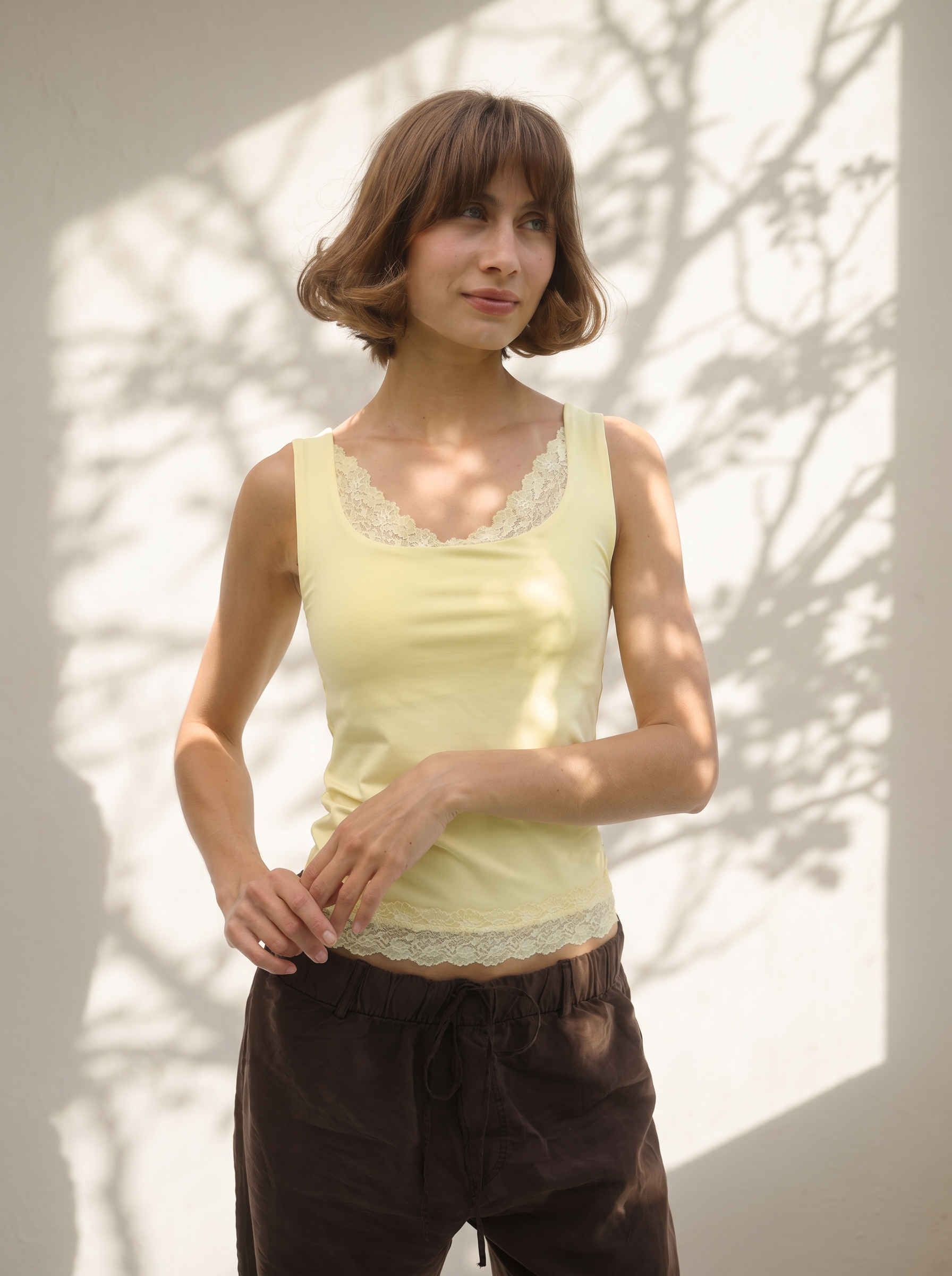 Polyamide Lace Tank Top