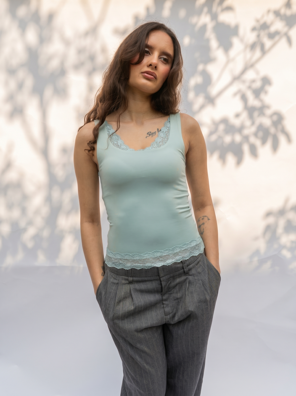 Polyamide Lace Tank Top