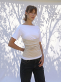 Polyamide Off-shoulder Top